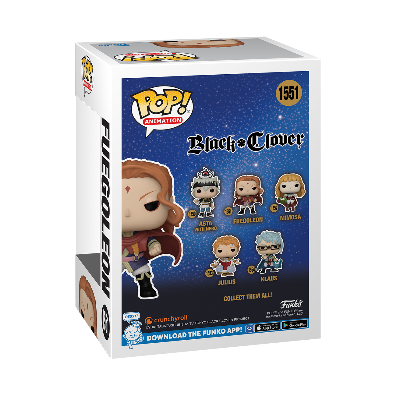 Funko POP! Animation: Black Clover Fuegoleon 3.9-in Vinyl Figure