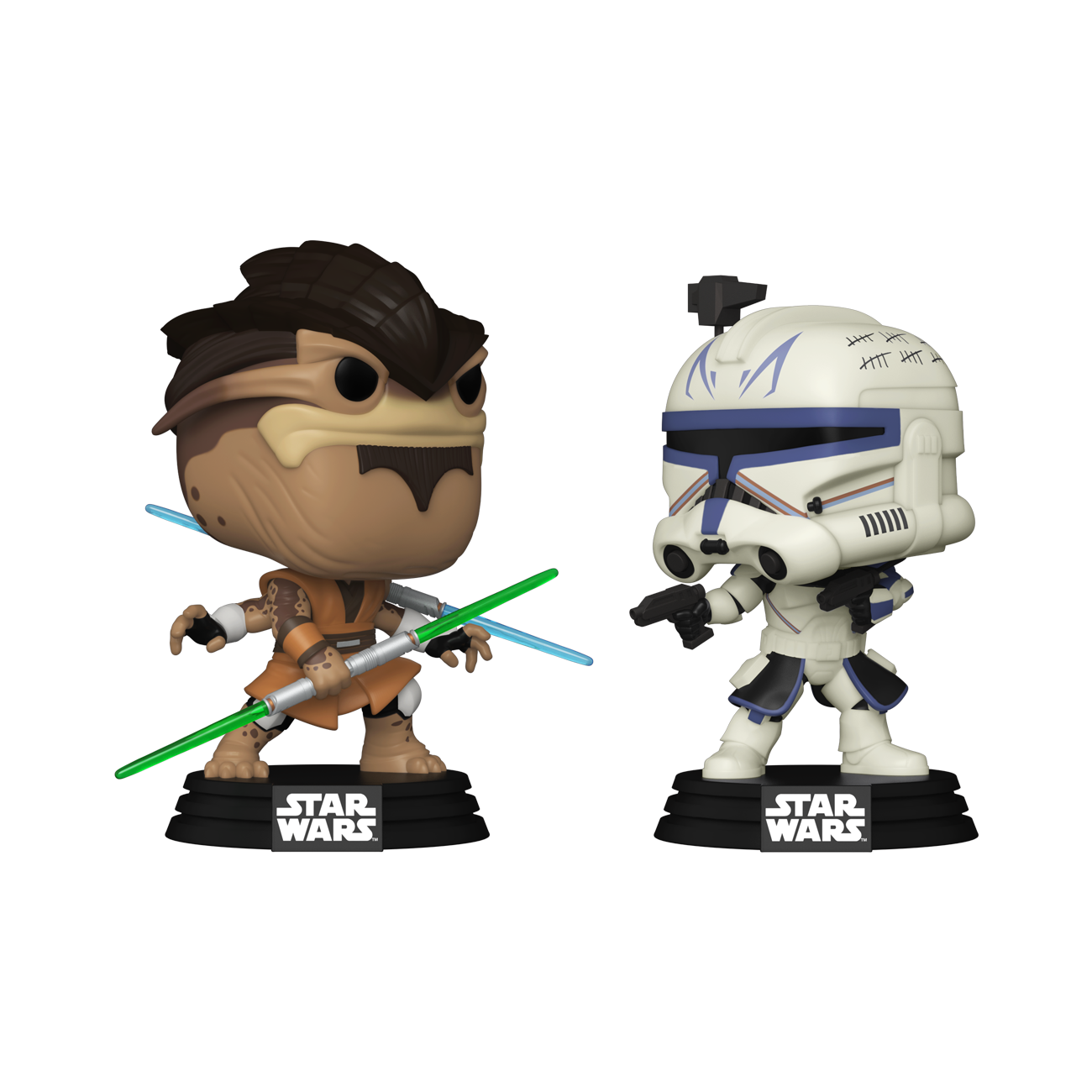 Funko POP! Star Wars: Clone Wars Pong Krell and Captain Rex Vinyl