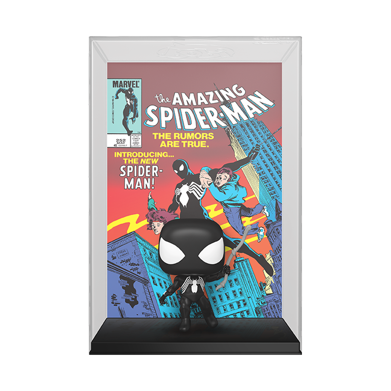 Funko POP! Comic Cover: Spider-Man (The Amazing Spider-Man no. 252) 4.8-in  Vinyl Bobblehead