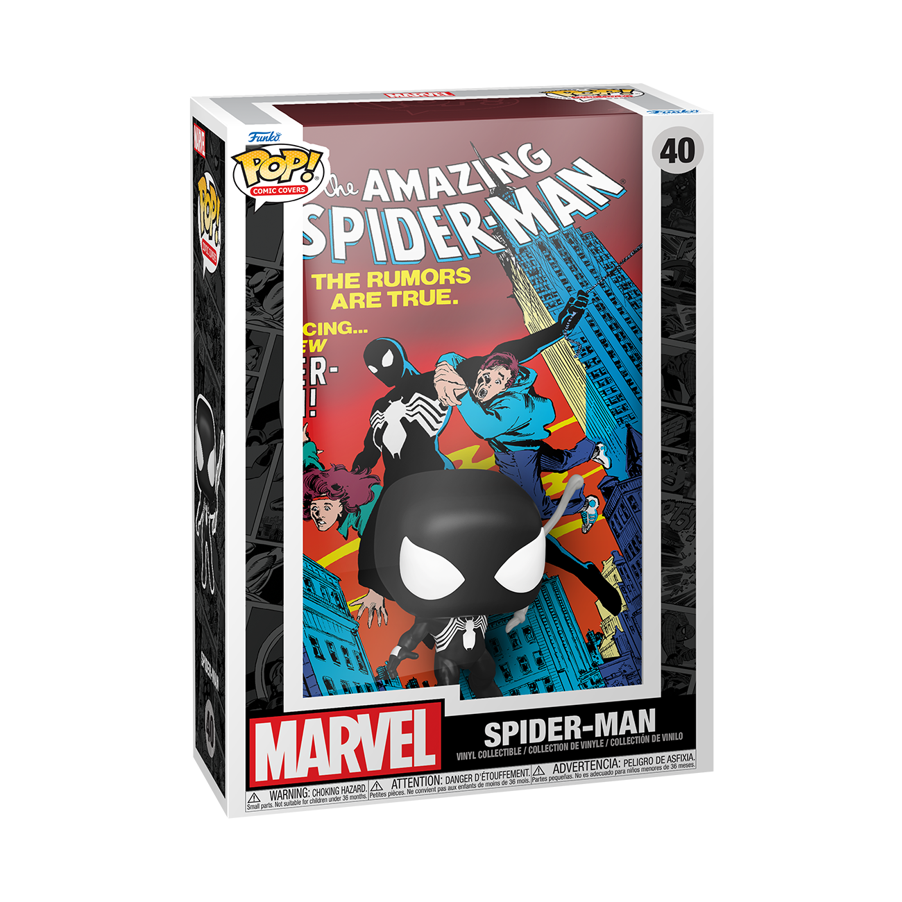 Funko POP! Comic Cover: Spider-Man (The Amazing Spider-Man no. 252) 4.8-in  Vinyl Bobblehead