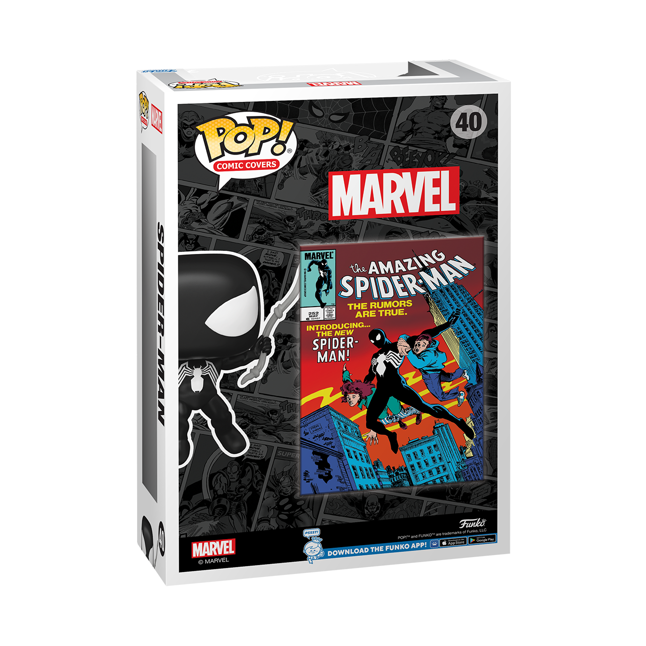 Funko POP! Comic Cover: Spider-Man (The Amazing Spider-Man no. 252) 4.8-in Vinyl Bobblehead