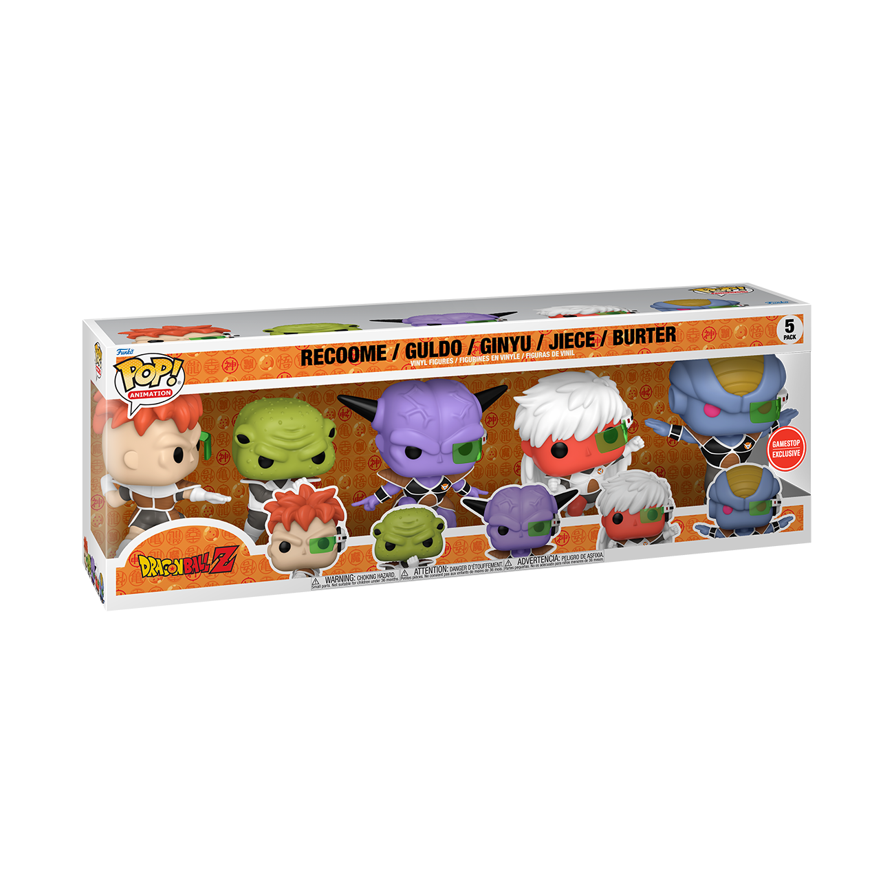 Funko POP! Animation: Dragon Ball Z Ginyu Force Vinyl Figure Set 5-Pack -  GameStop Exclusive