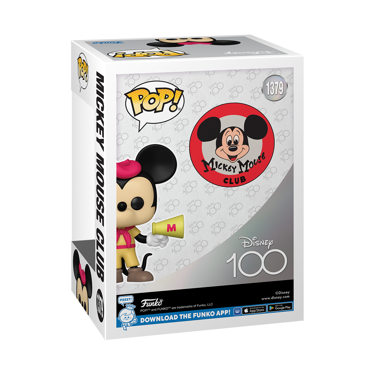 Funko POP! Disney100 Mickey Mouse Club 3.85-in Vinyl Figure