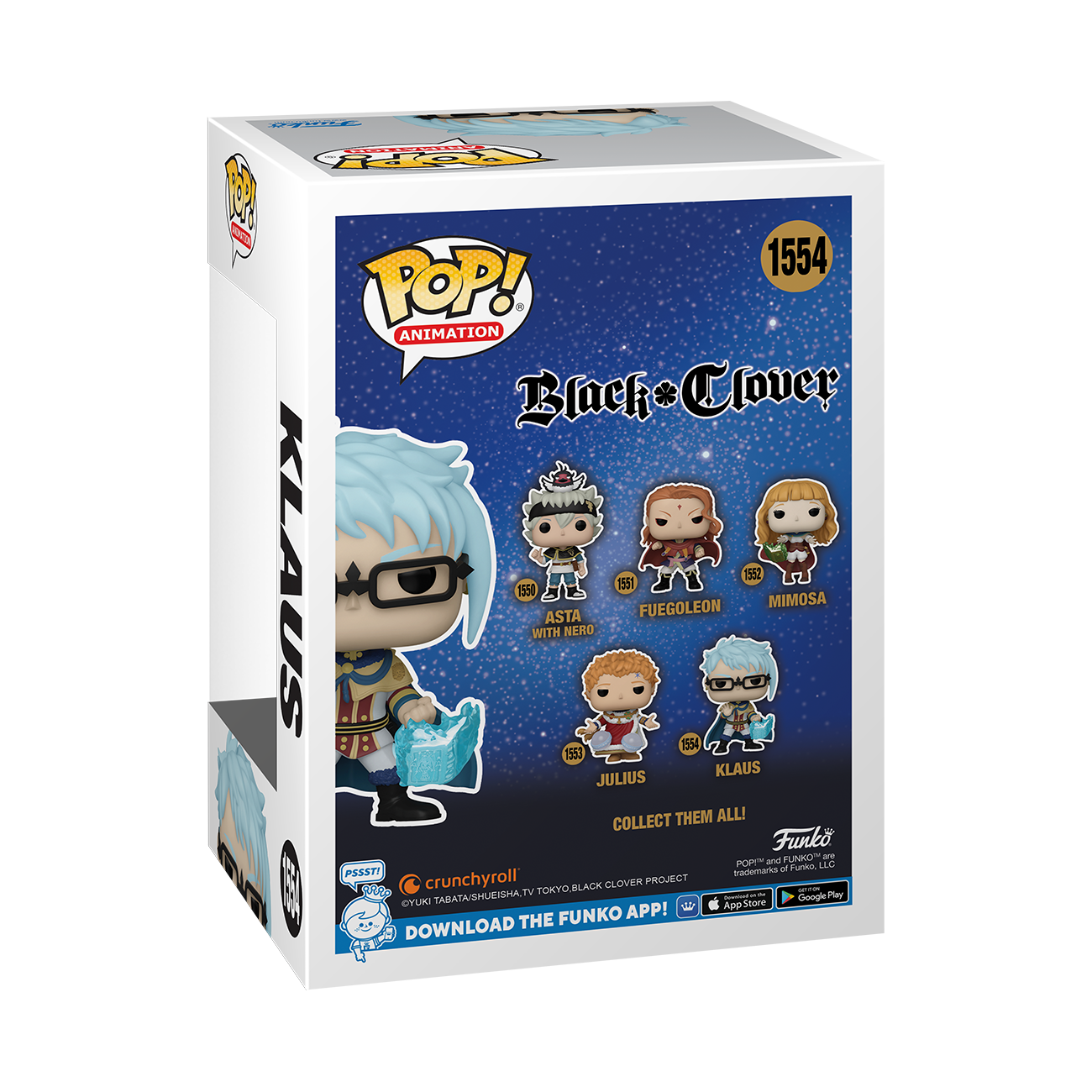 Funko POP! Animation: Black Clover Klaus 4.3-in Vinyl Figure