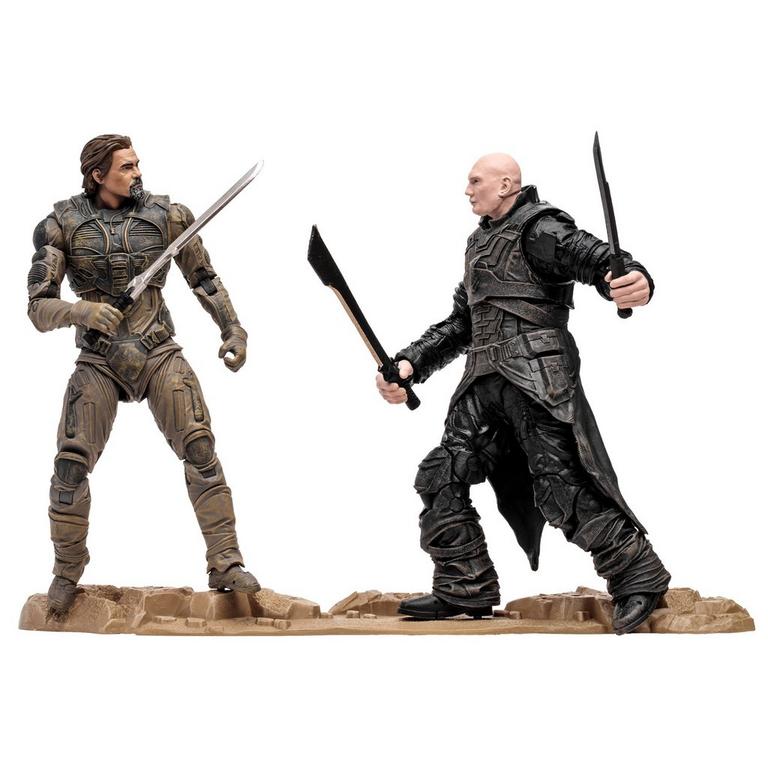 McFarlane Toys Dune: Part Two Gurney Halleck and Rabban 7-in Action Figure Set 2-Pack