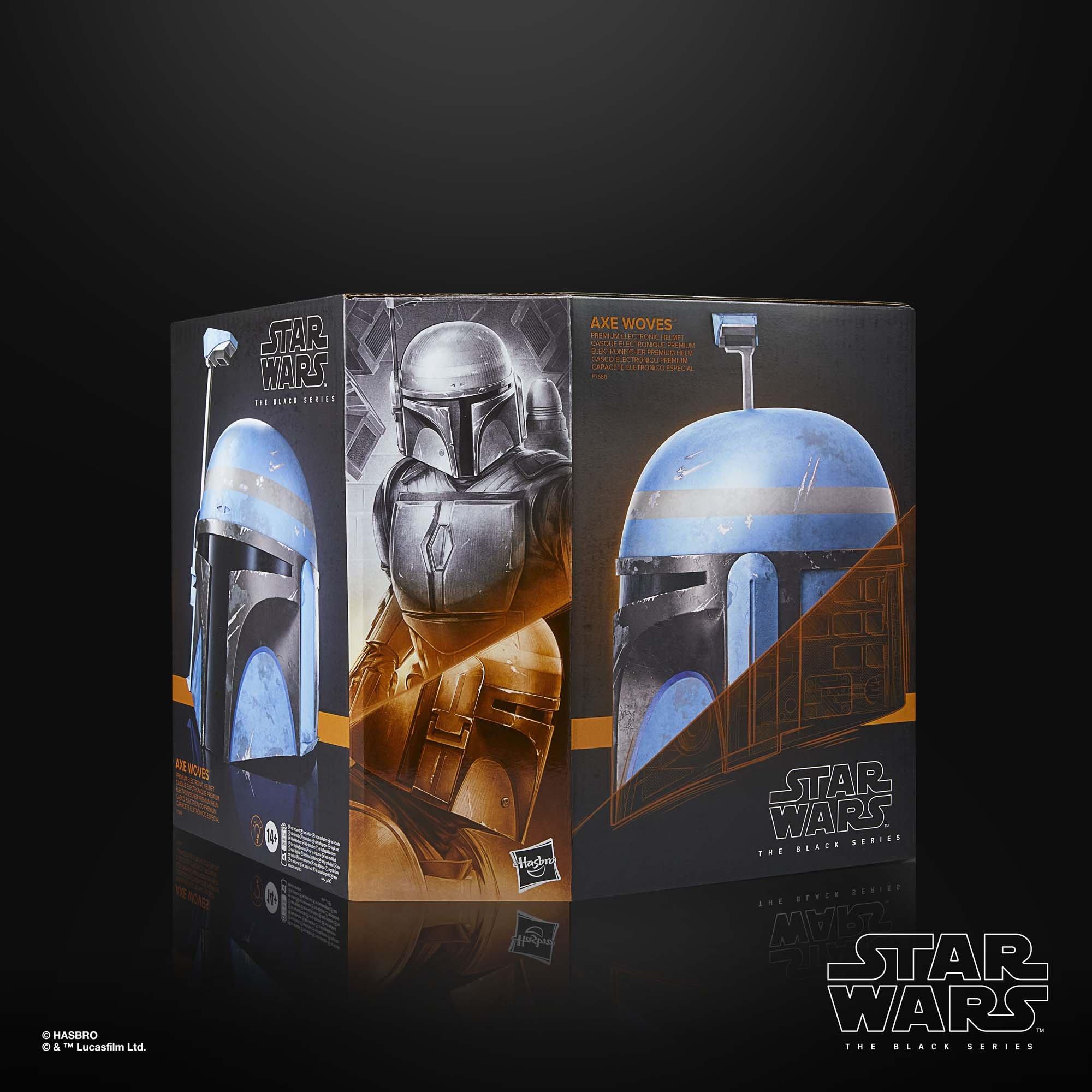 STAR WARS The Black Series The Mandalorian Premium Electronic Helmet  Roleplay Collectible, Toys for Kids Ages 14 and Up