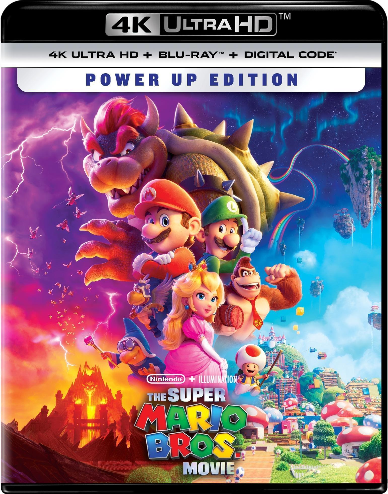 The Super Mario Bros. Movie 4K Blu Ray and Digital GameStop