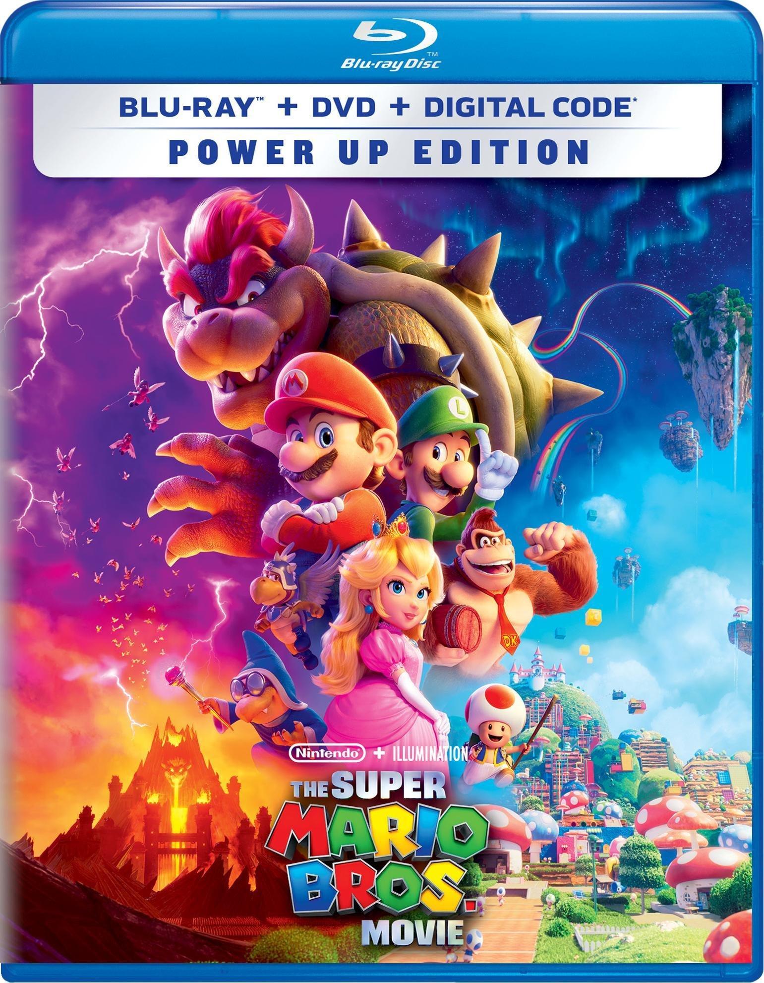 Universal Studios The Super Mario Bros.Movie - Blu Ray, DVD and