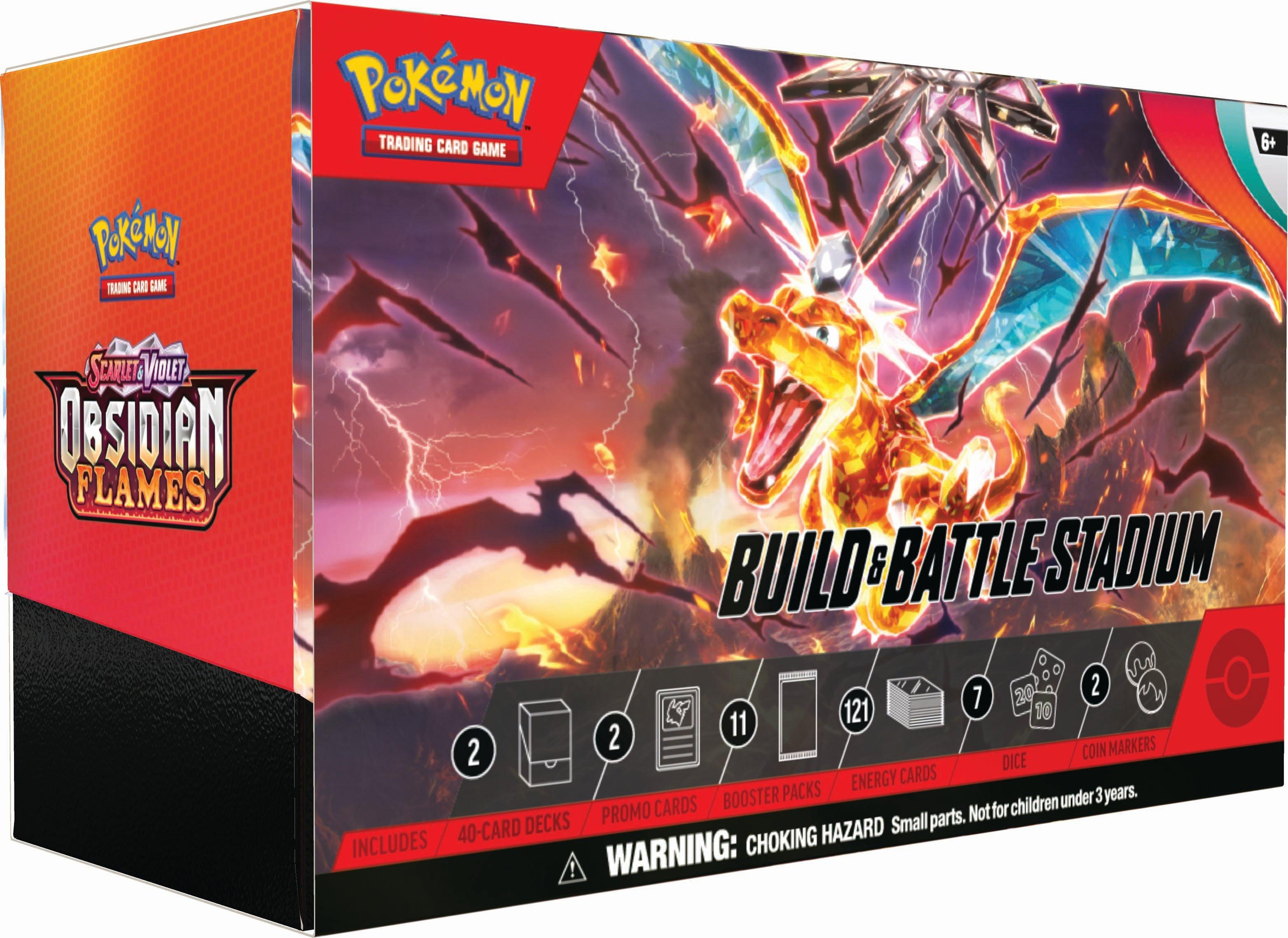 Pokemon Trading Card Game: Scarlet and Violet - Obsidian Flames Build and  Battle Stadium