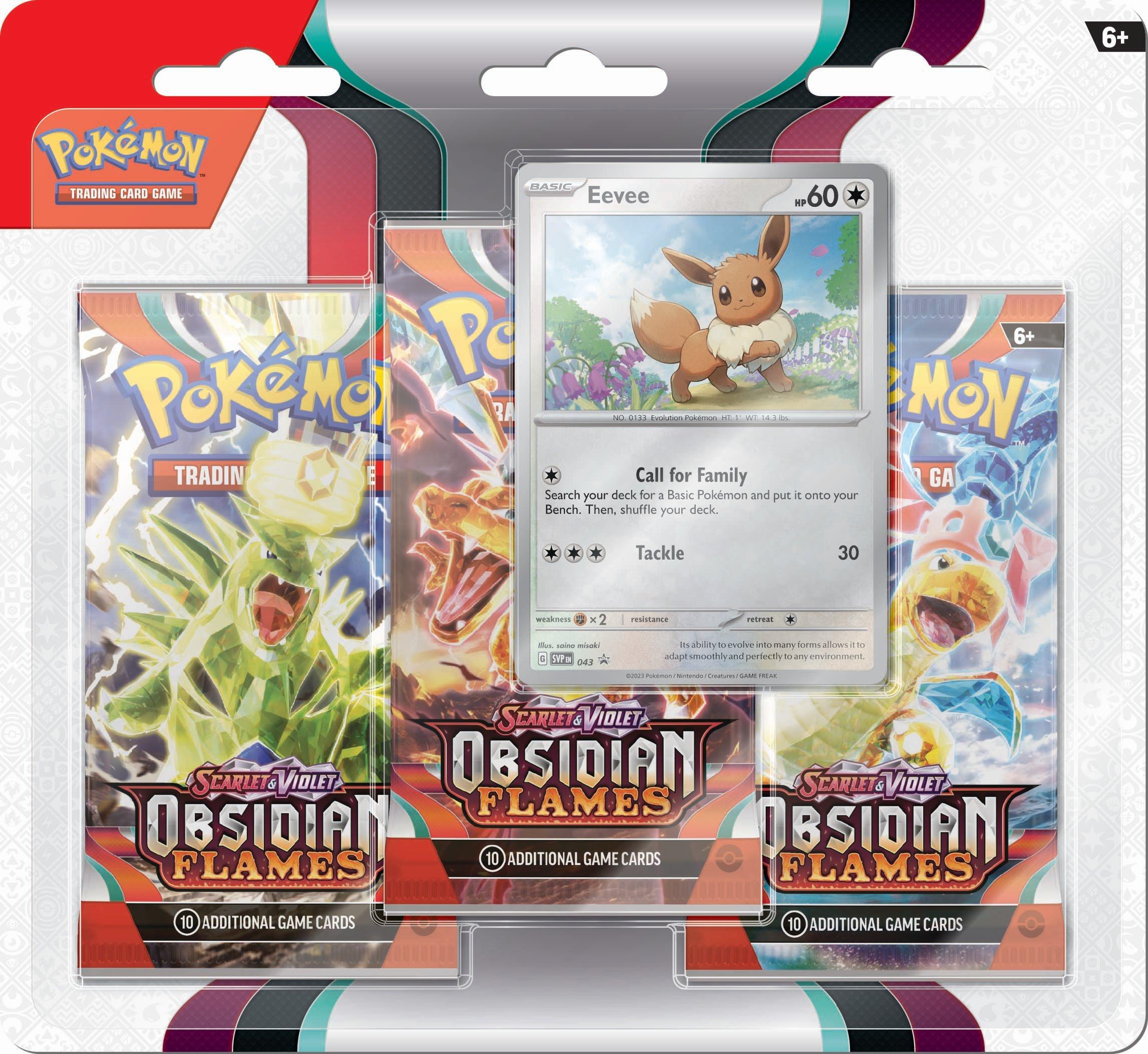 English Pokemon blister pack of collectible cards