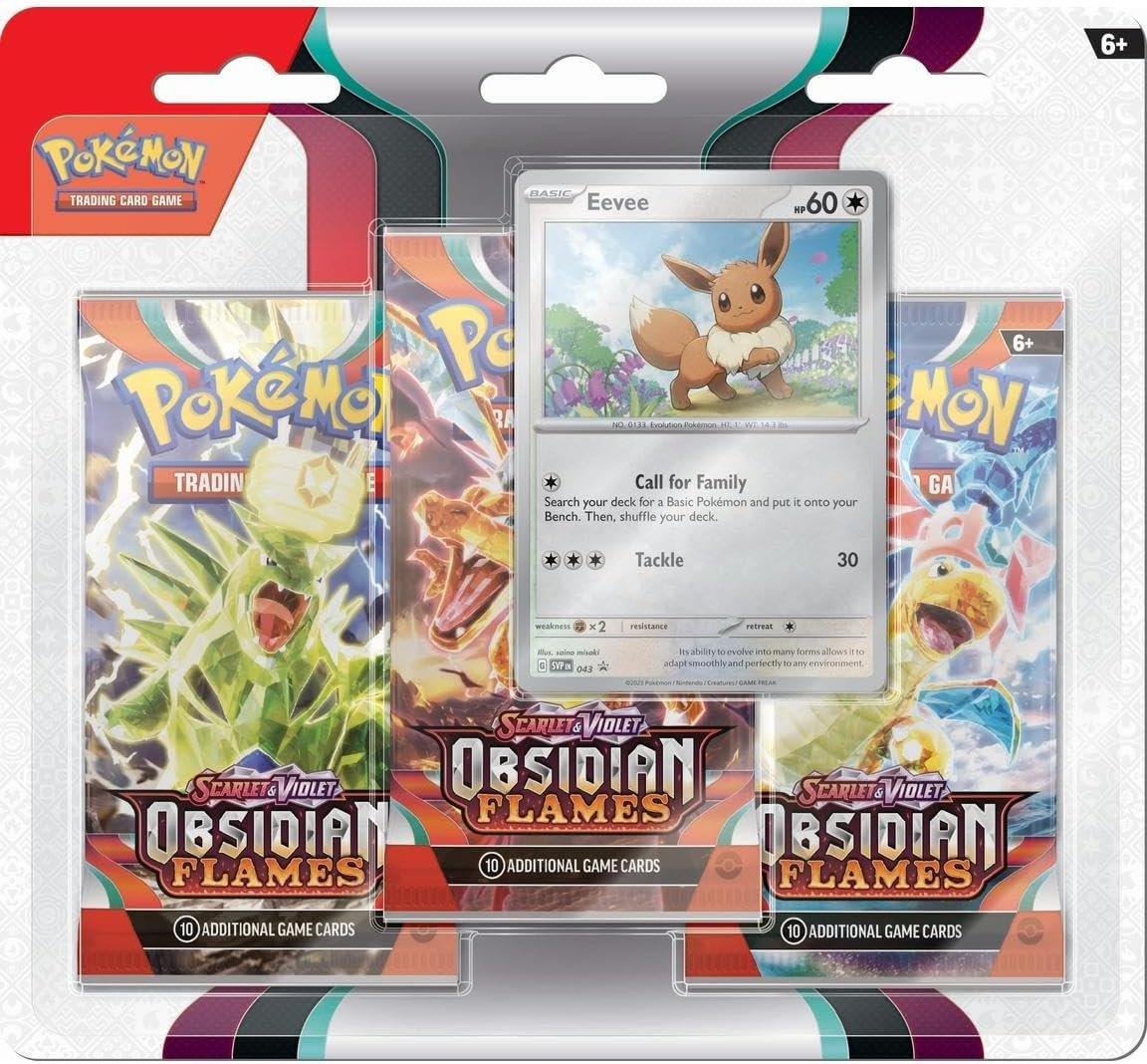 Pokemon Cards - 3 Booster Packs (Random packs) : : Toys & Games