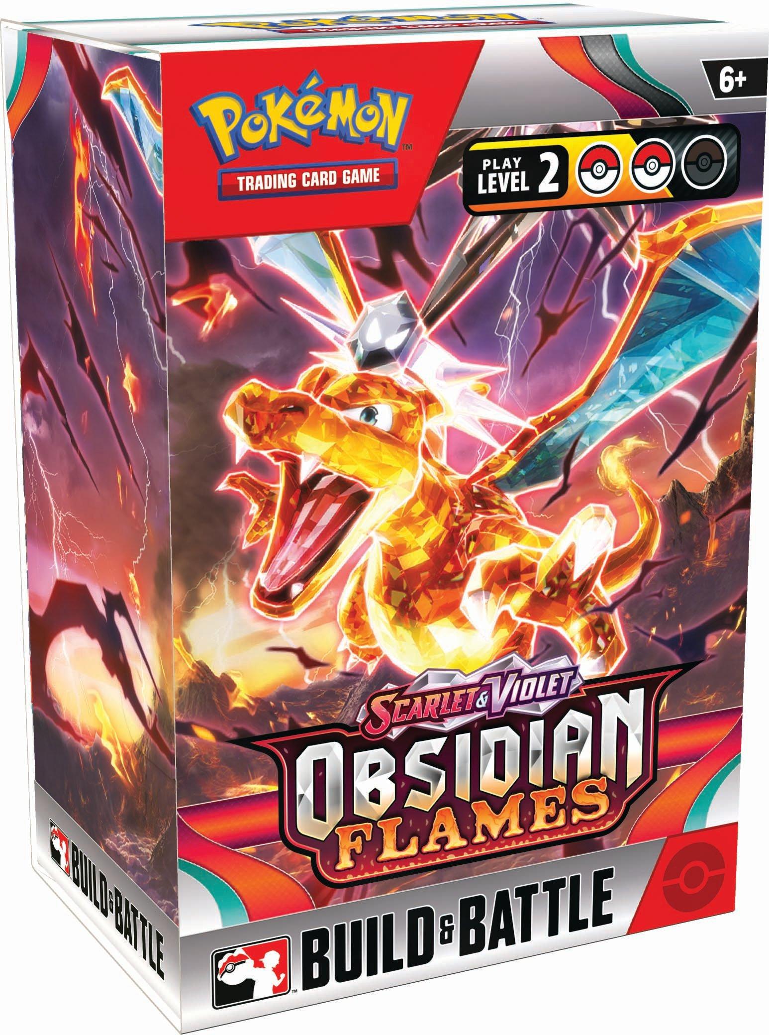 Pokemon Trading Card Game: Scarlet and Violet - Obsidian Flames Build and Battle Box -  The Pokemon Company International, 186-85396