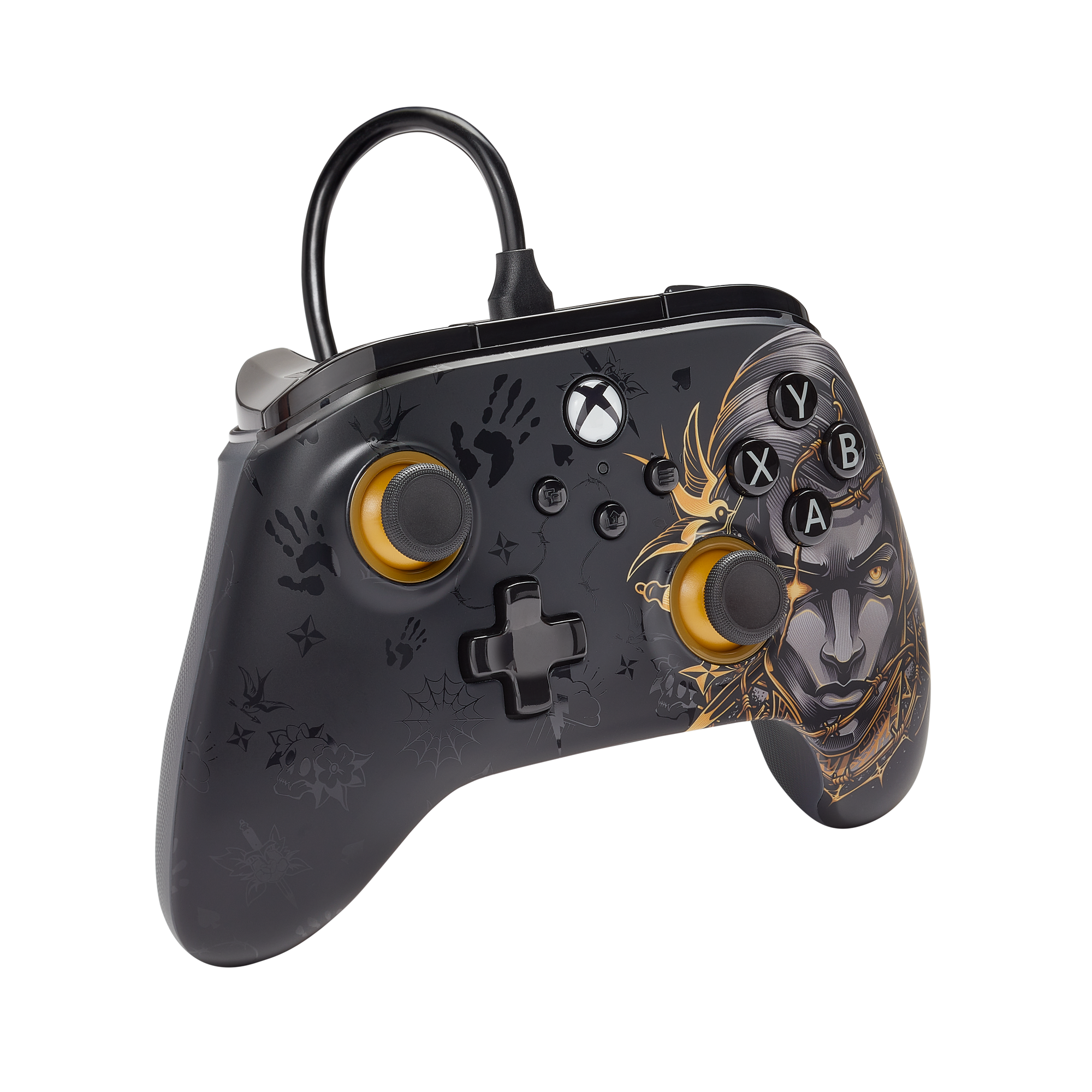 PowerA Advantage Wired Controller for Xbox Series X|S - Midas Fortnite