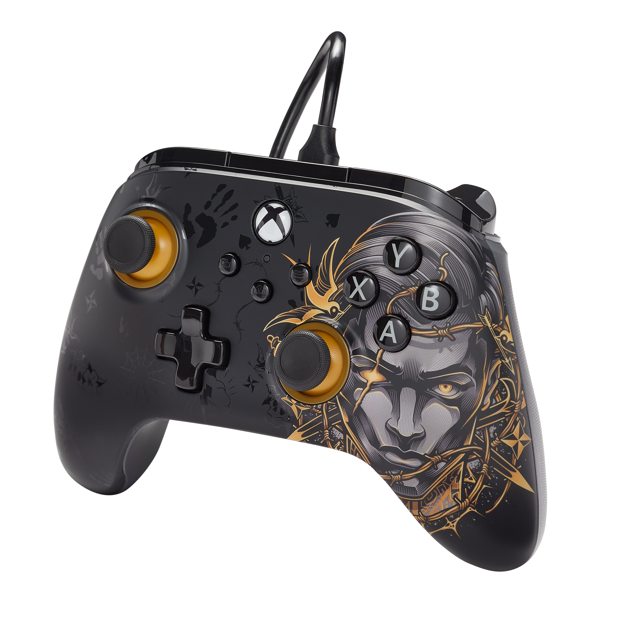 PowerA Advantage Wired Controller for Xbox Series X|S - Midas Fortnite