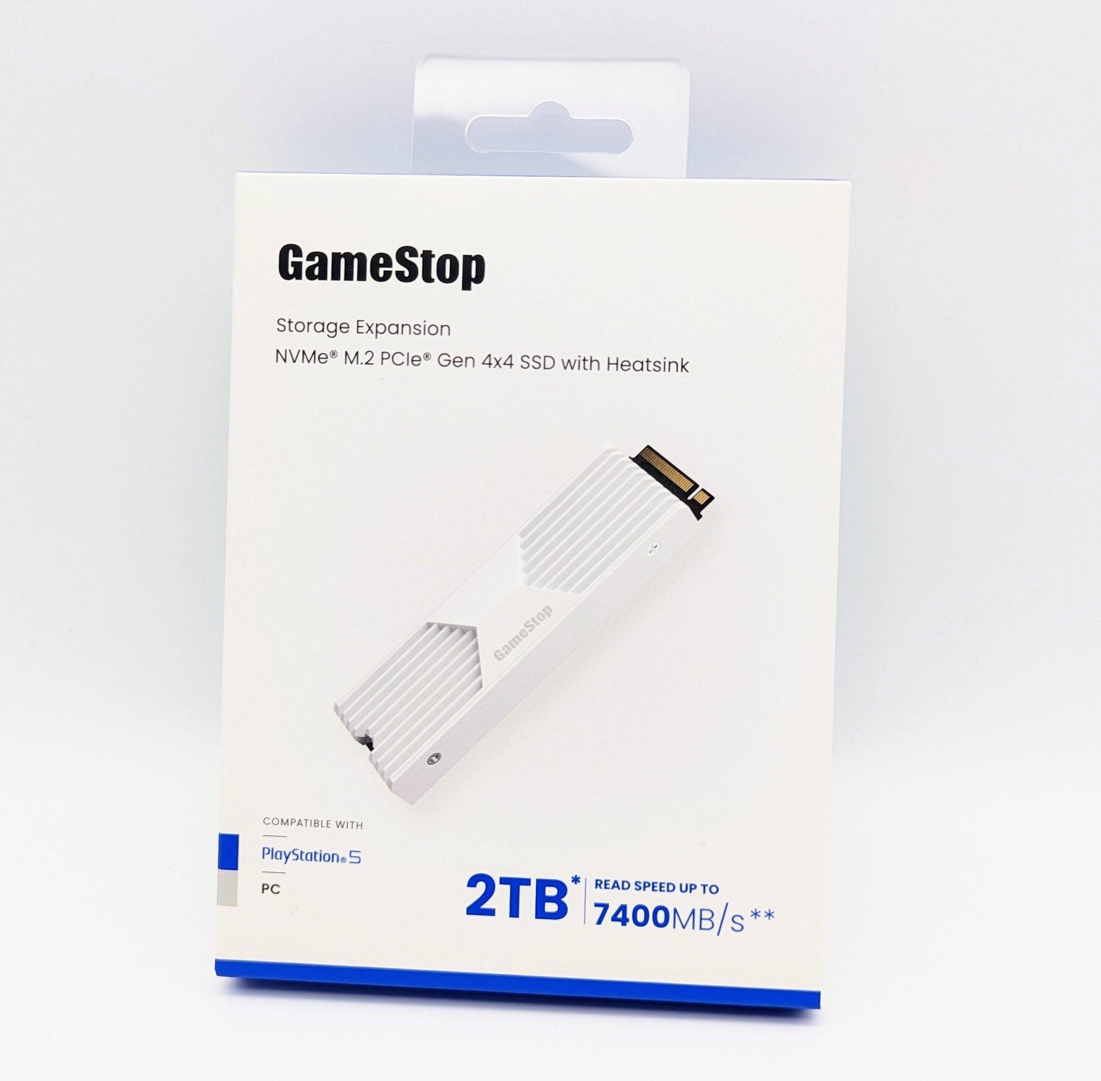 GameStop 2TB SSD with Heatsink PCIe Gen4 NVMe M.2 High-Performance