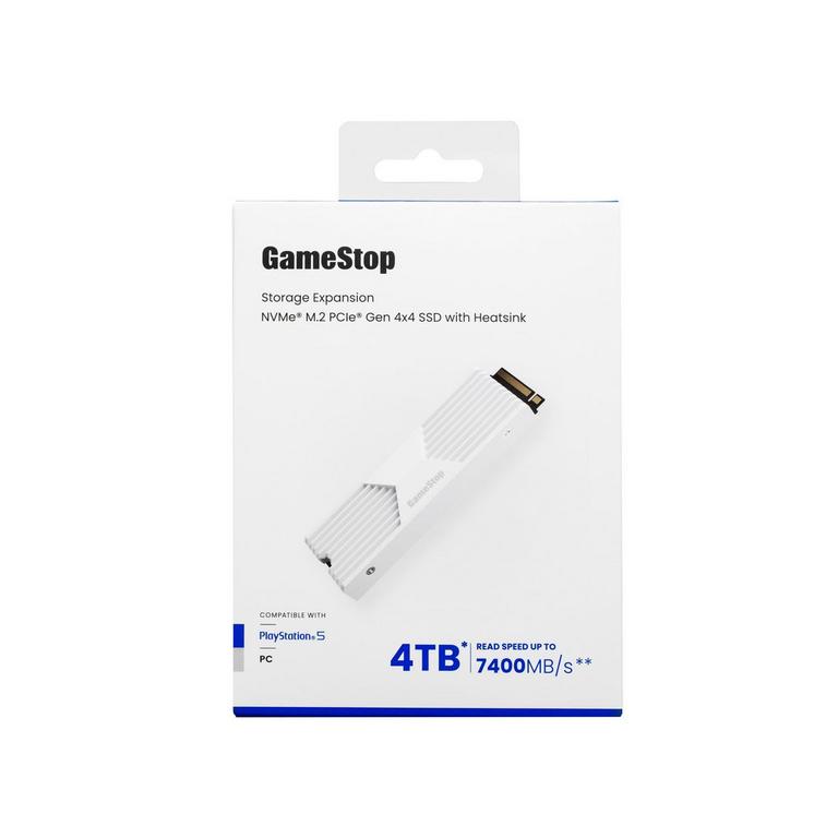 GameStop NVMe SSD Card 4TB with Heatsink for PlayStation 5 | GameStop