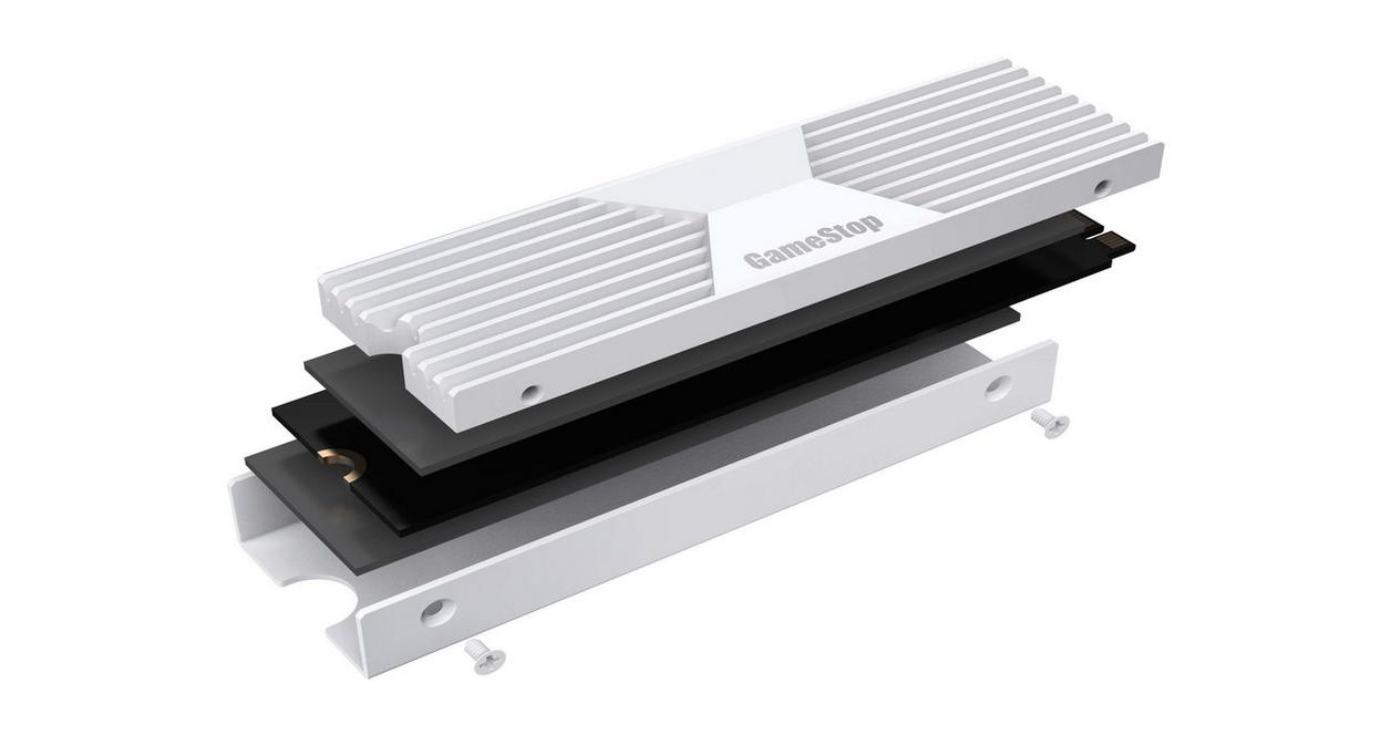 GameStop NVMe SSD Card 2TB with Heatsink for PlayStation 5