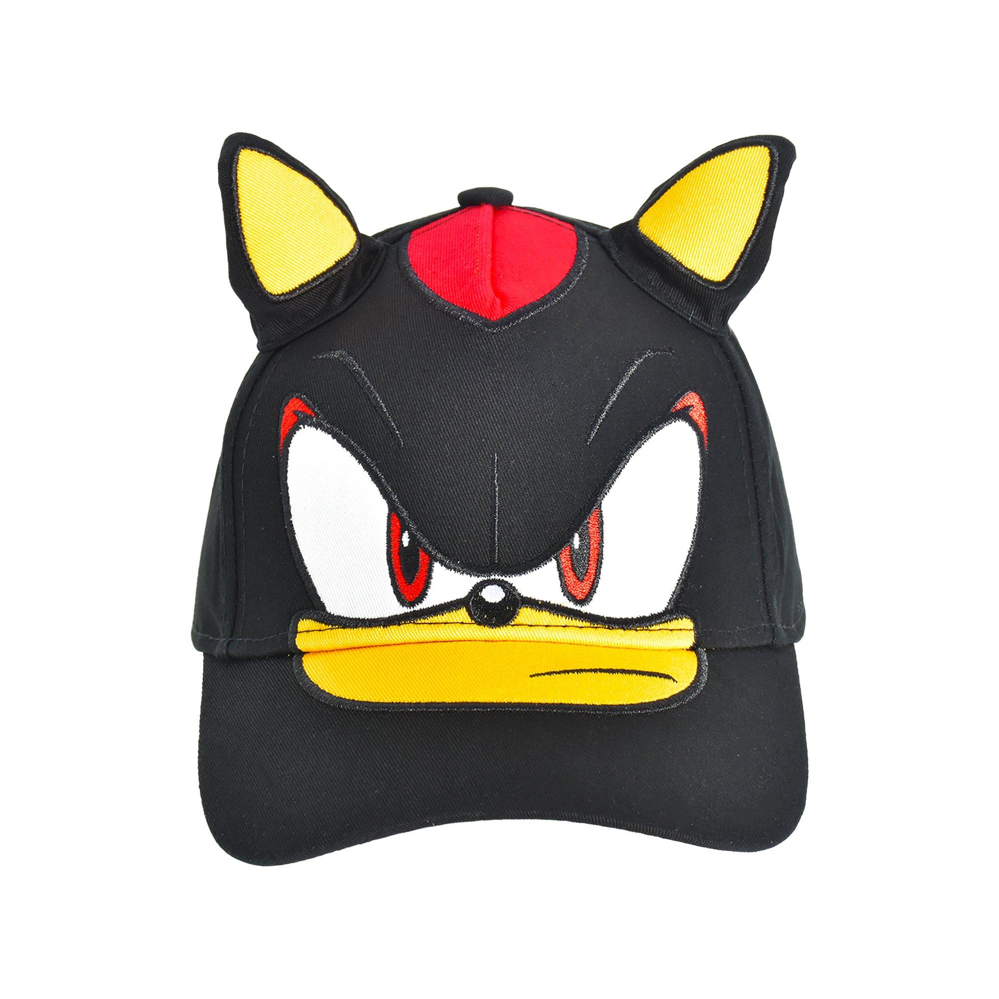 Sonic the Hedgehog Shadow Big Face Snapback Baseball Hat with 3D Ears GameStop