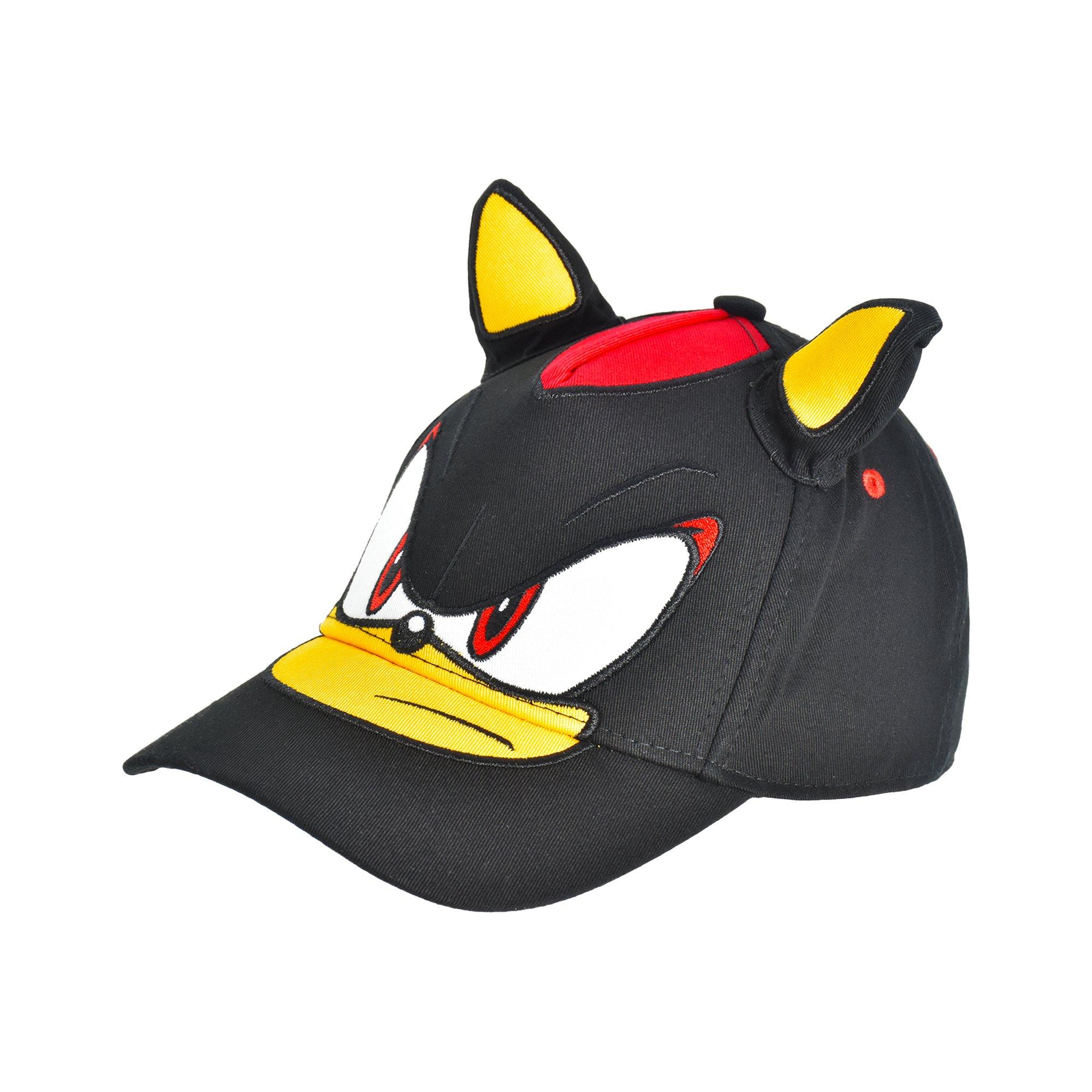 Sonic the Hedgehog Shadow Big Face Snapback Baseball Hat with 3D Ears