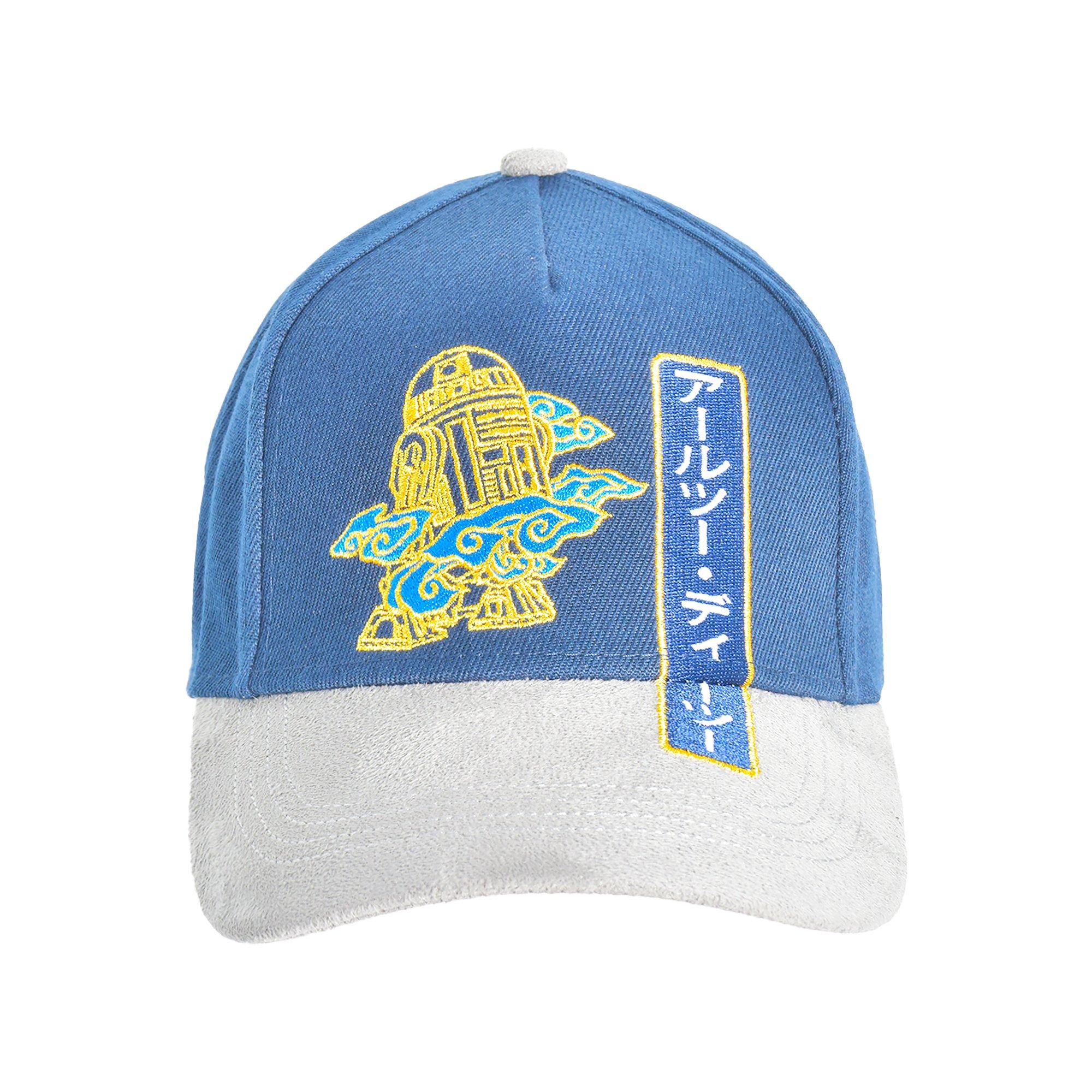 Star Wars R2-D2 Katakana Metallic Embroidered Adjustable Baseball Hat