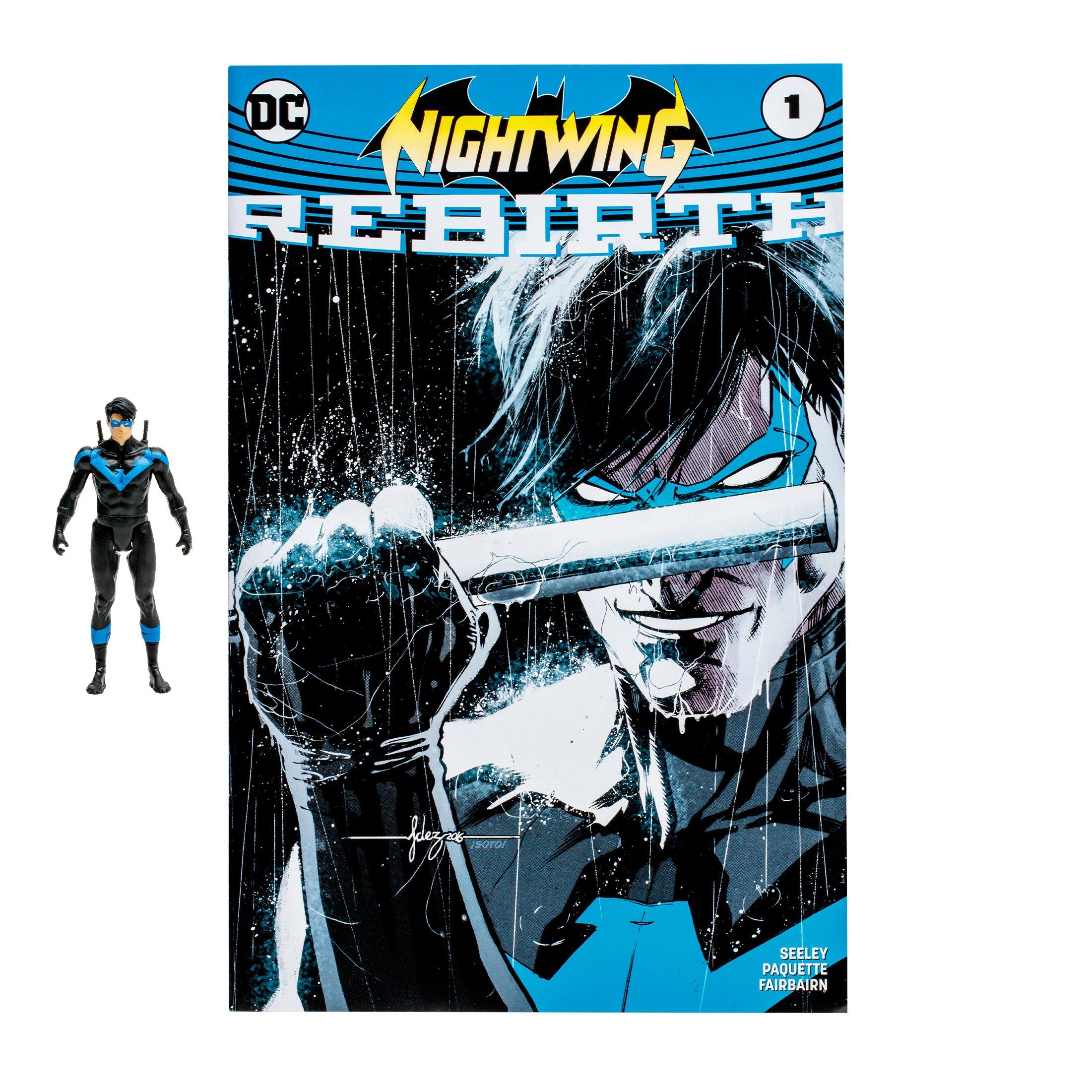 McFarlane Toys DC Direct Page Punchers Nightwing 3-in Action