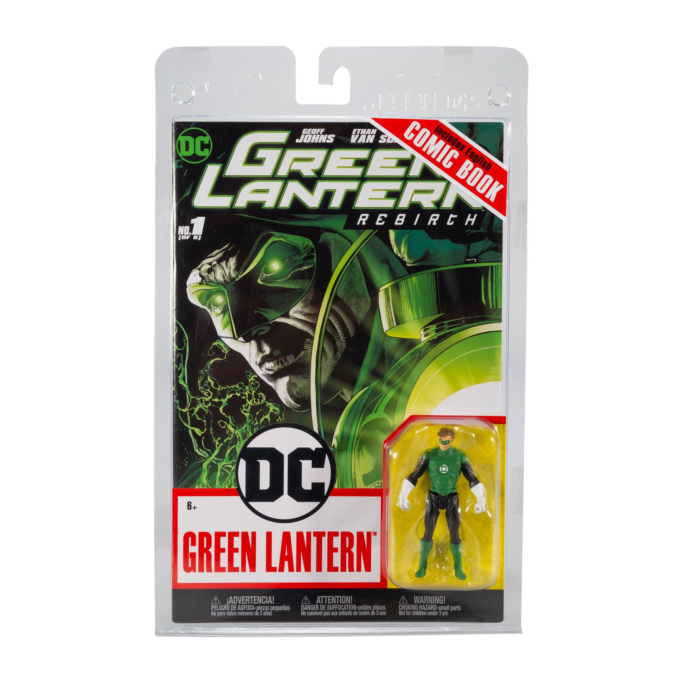 McFarlane Toys DC Direct Page Punchers Green Lantern 3-in Action Figure with Green Lantern: Rebirth Comic