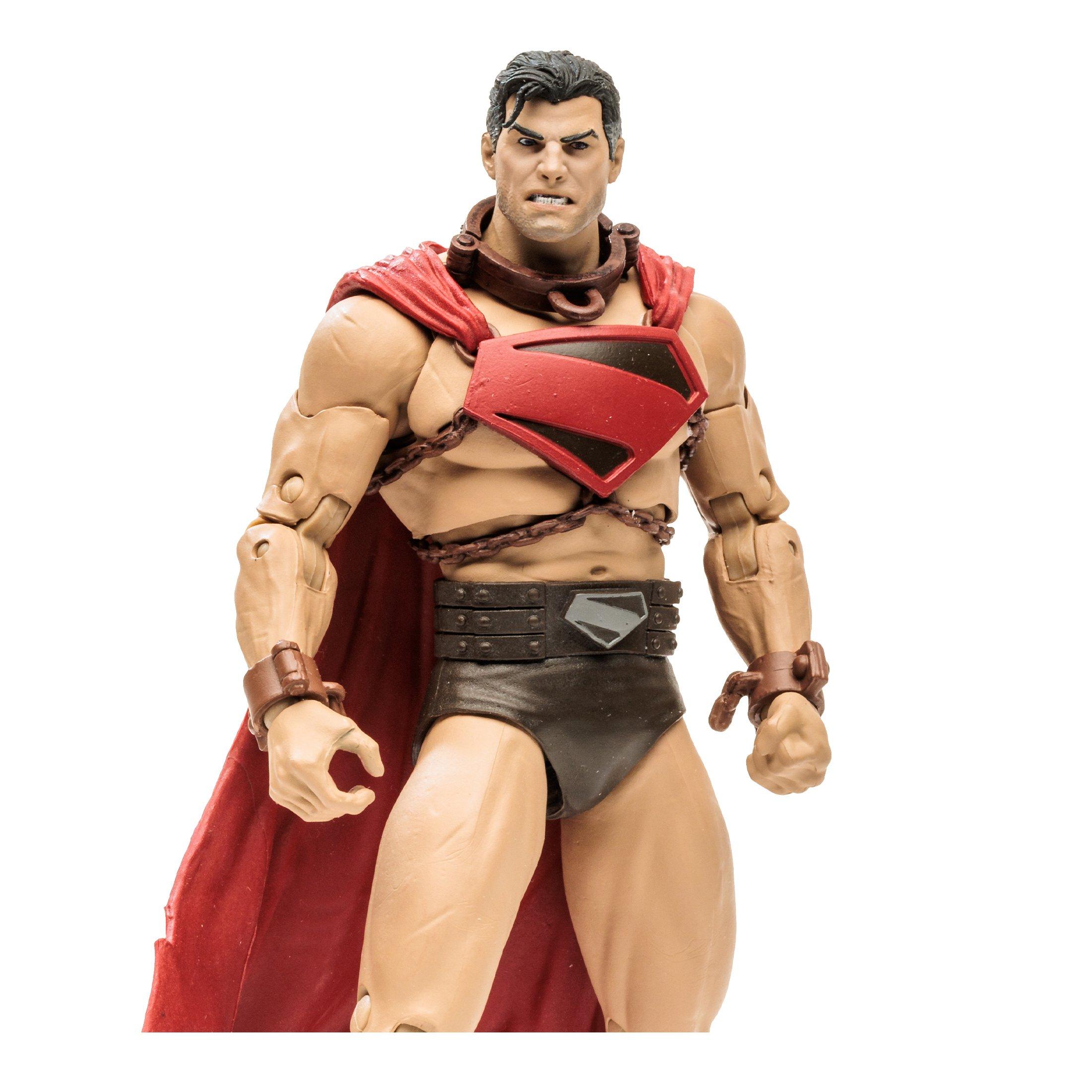 Mcfarlane toys dc multiverse red son superman