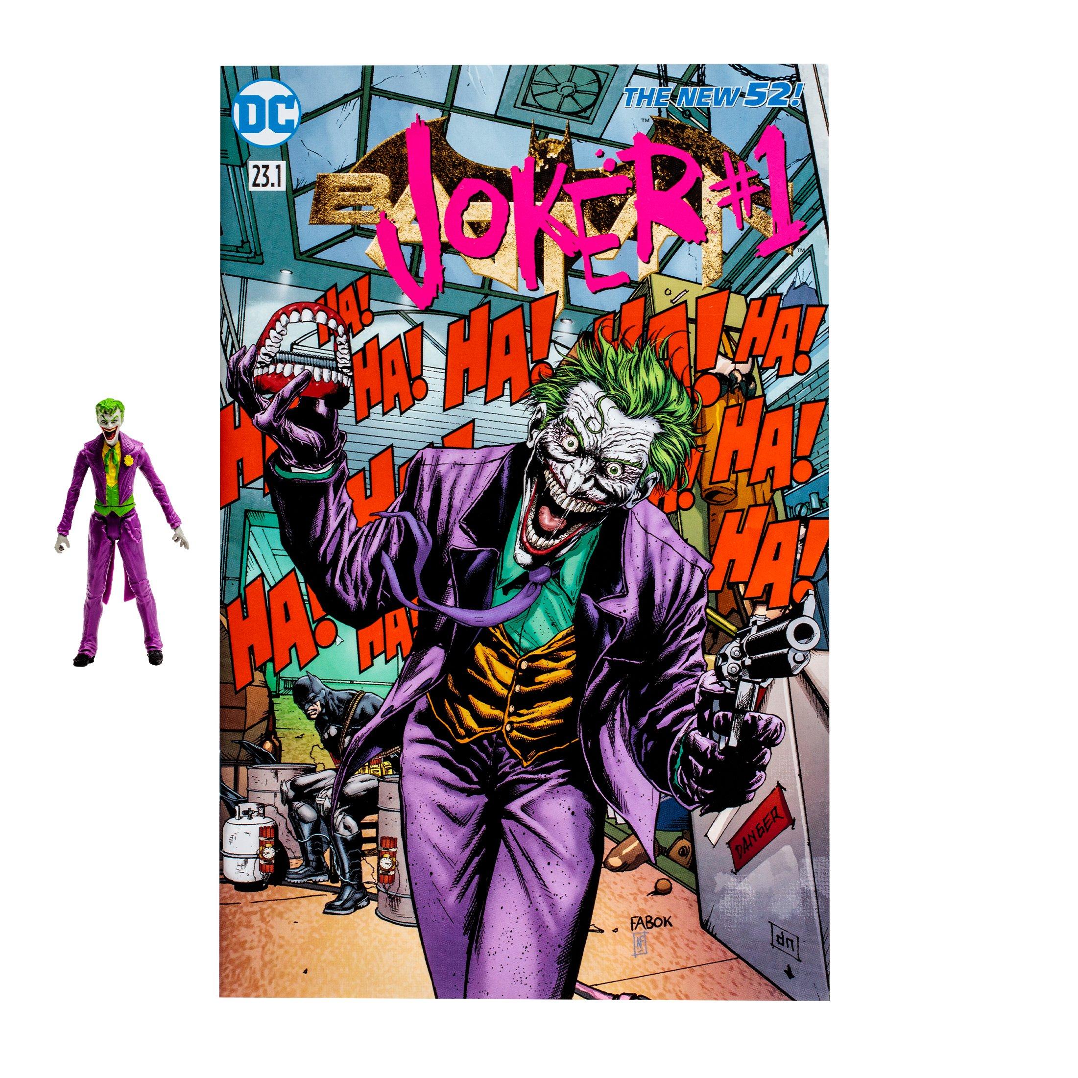 McFarlane Toys DC Direct Page Punchers The Joker 3-in Action Figure with The Joker Comic