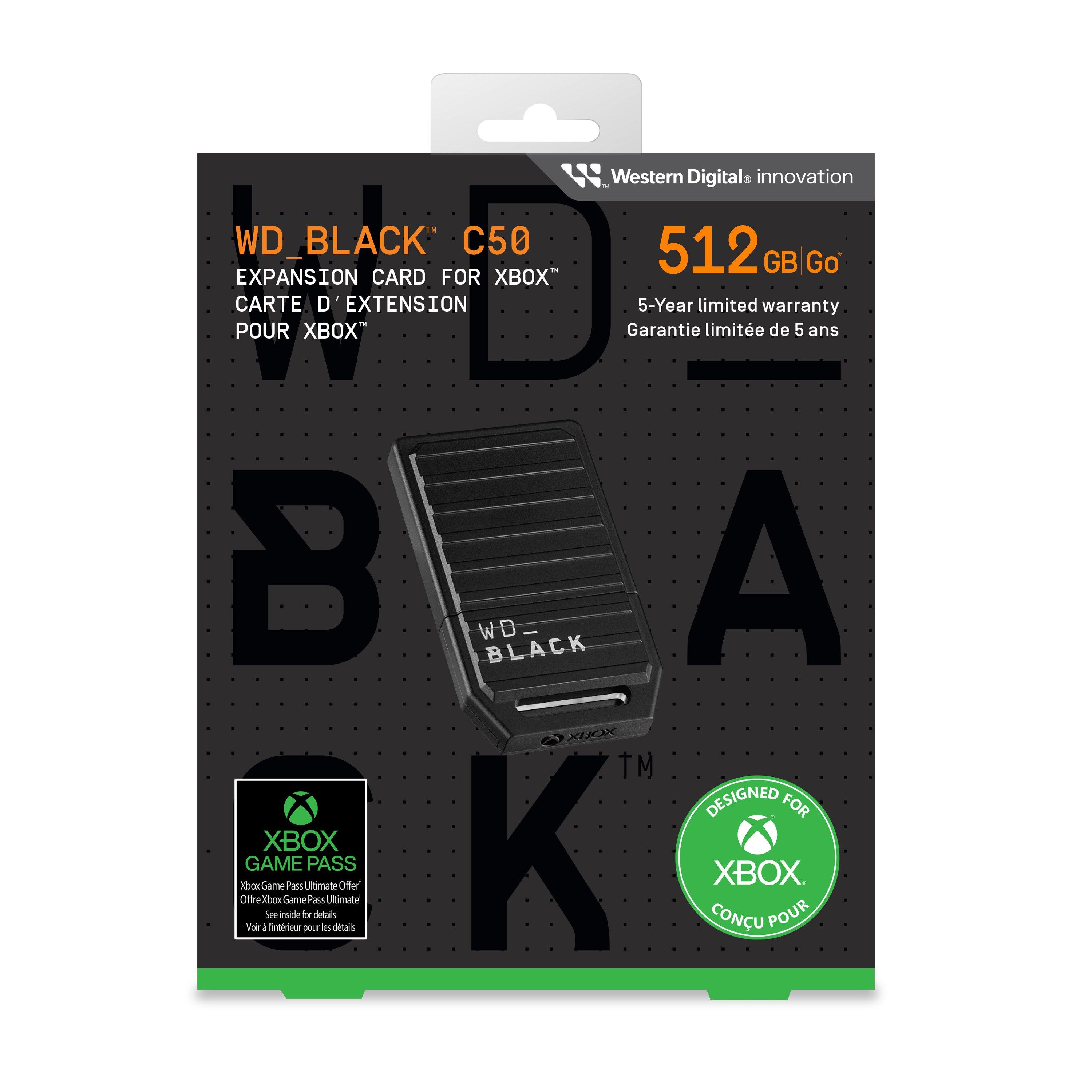 Extension Memoire Wd Black C50 1to Xbox - XBOX SERIES X