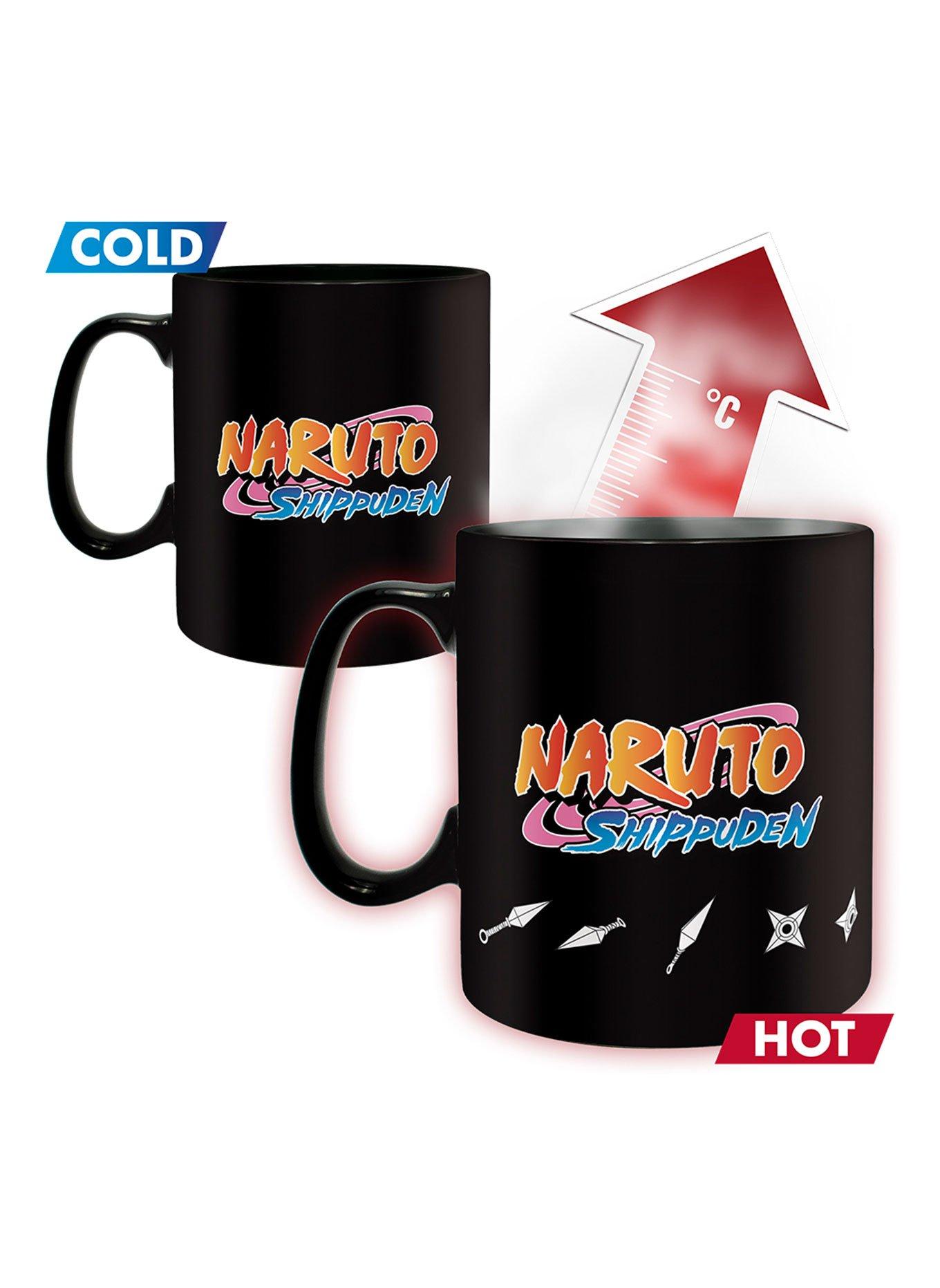 ABYSTYLE - NARUTO SHIPPUDEN Coffret Cadeau Mug thermo-réactif + Coaster  Akatsuki : : Cuisine et Maison