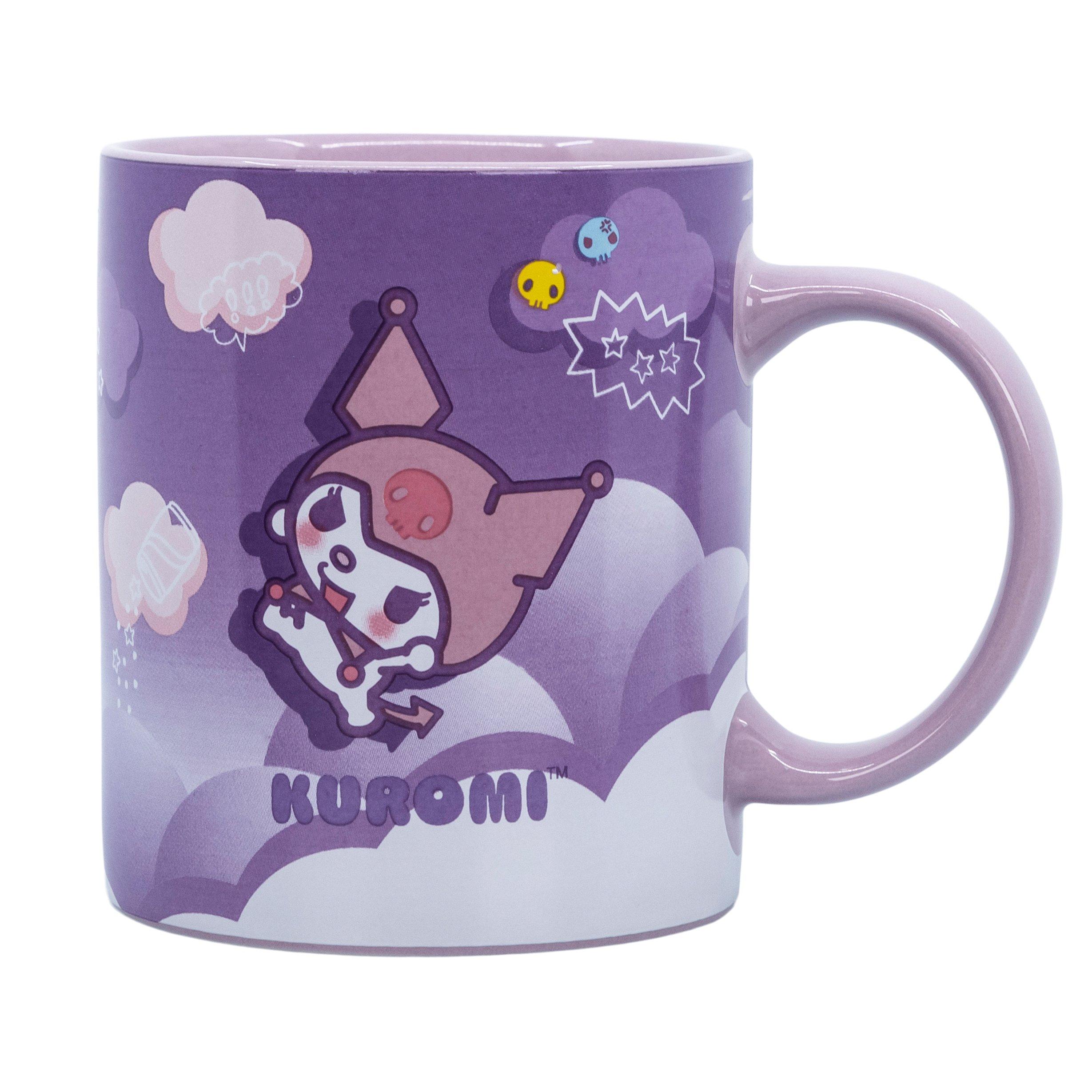 Glow in the Dark Hello Kitty with Kuromi Coffee Cup Mug Tumbler 20oz