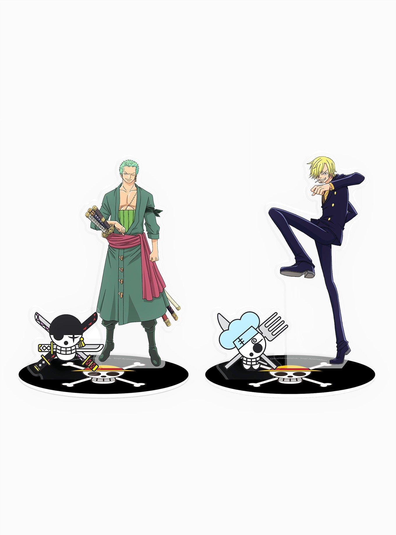 One Piece Zoro and Sanji Acryl Figure Set | GameStop