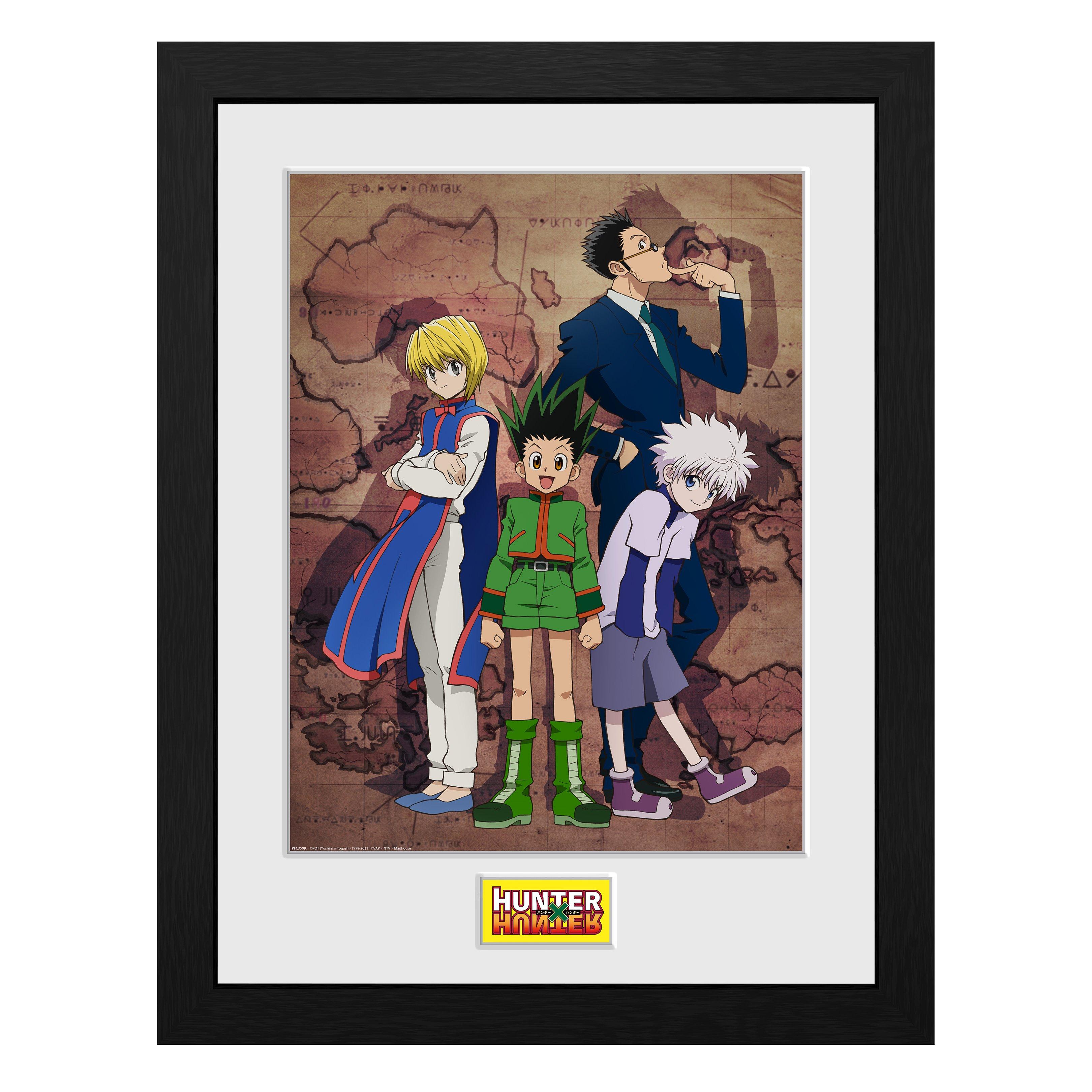 ABYSTYLE Hunter X Hunter Boxed Poster Set Includes 2 Unframed Mini Posters  15 x 20.5 featuring Gon, Killua, Leorio, Kurapika, Mereum, Neferpitou