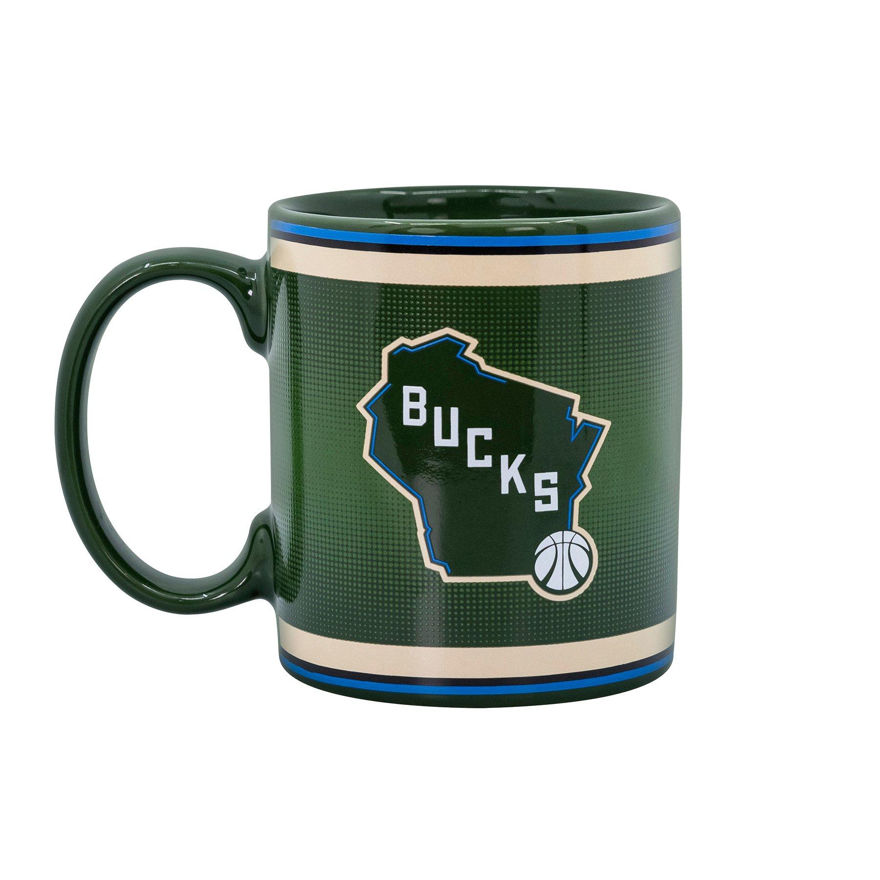 Uncanny Brands Milwaukee Bucks Logo Mug Warmer with Mug