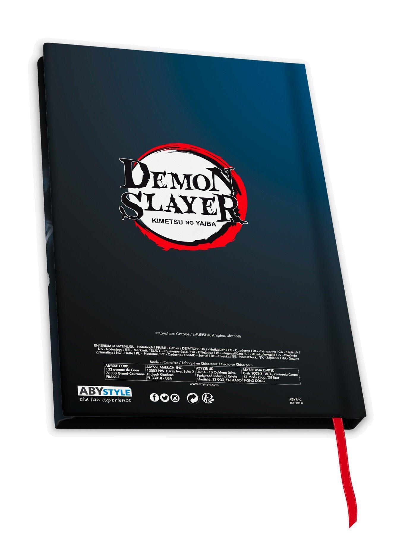 ABYstyle Demon Slayer: Kimetsu no Yaiba Notebook, Mouse Pad, and Mug 3-Piece  Gift Set