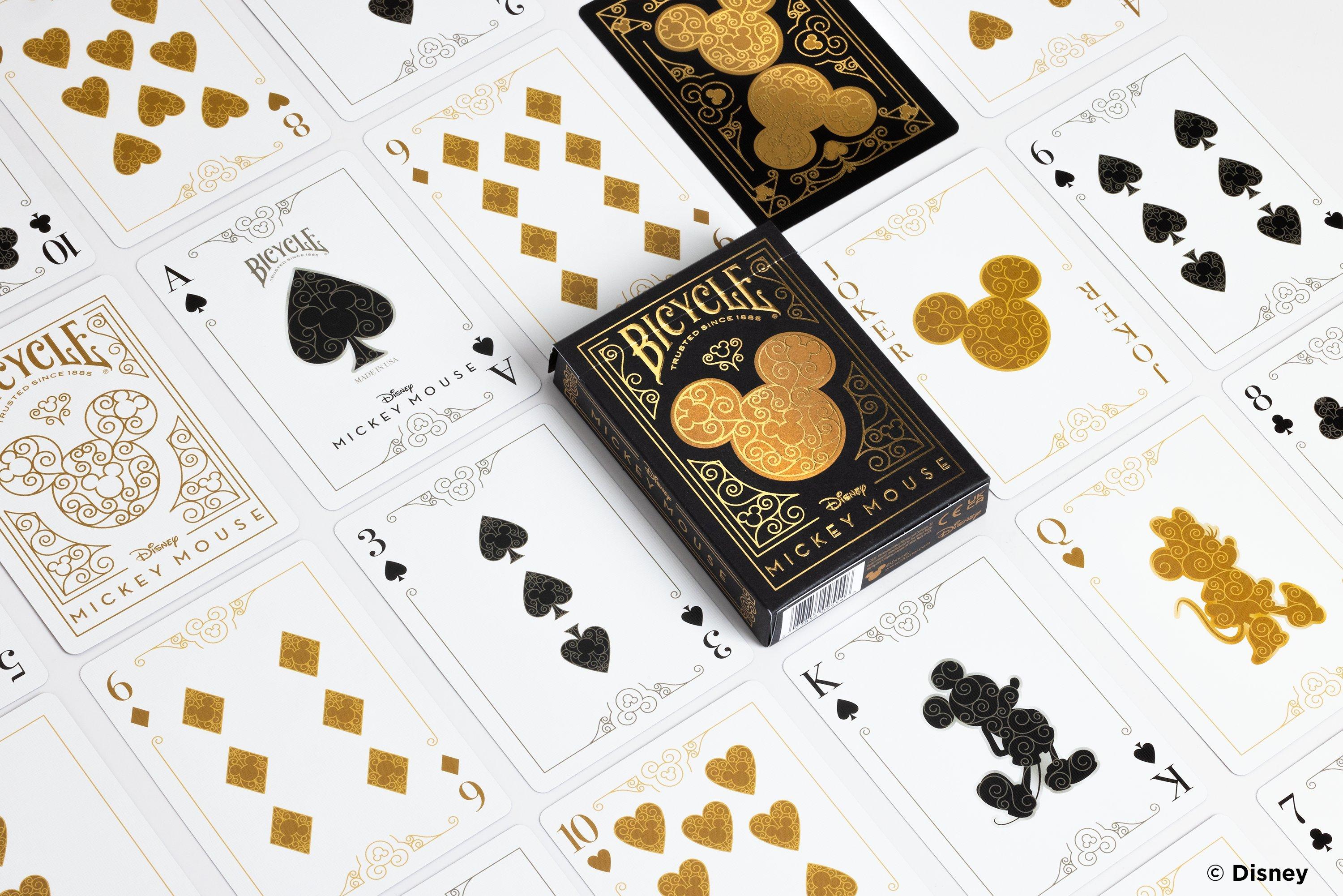 Bicycle Disney Black & Gold Playing Cards