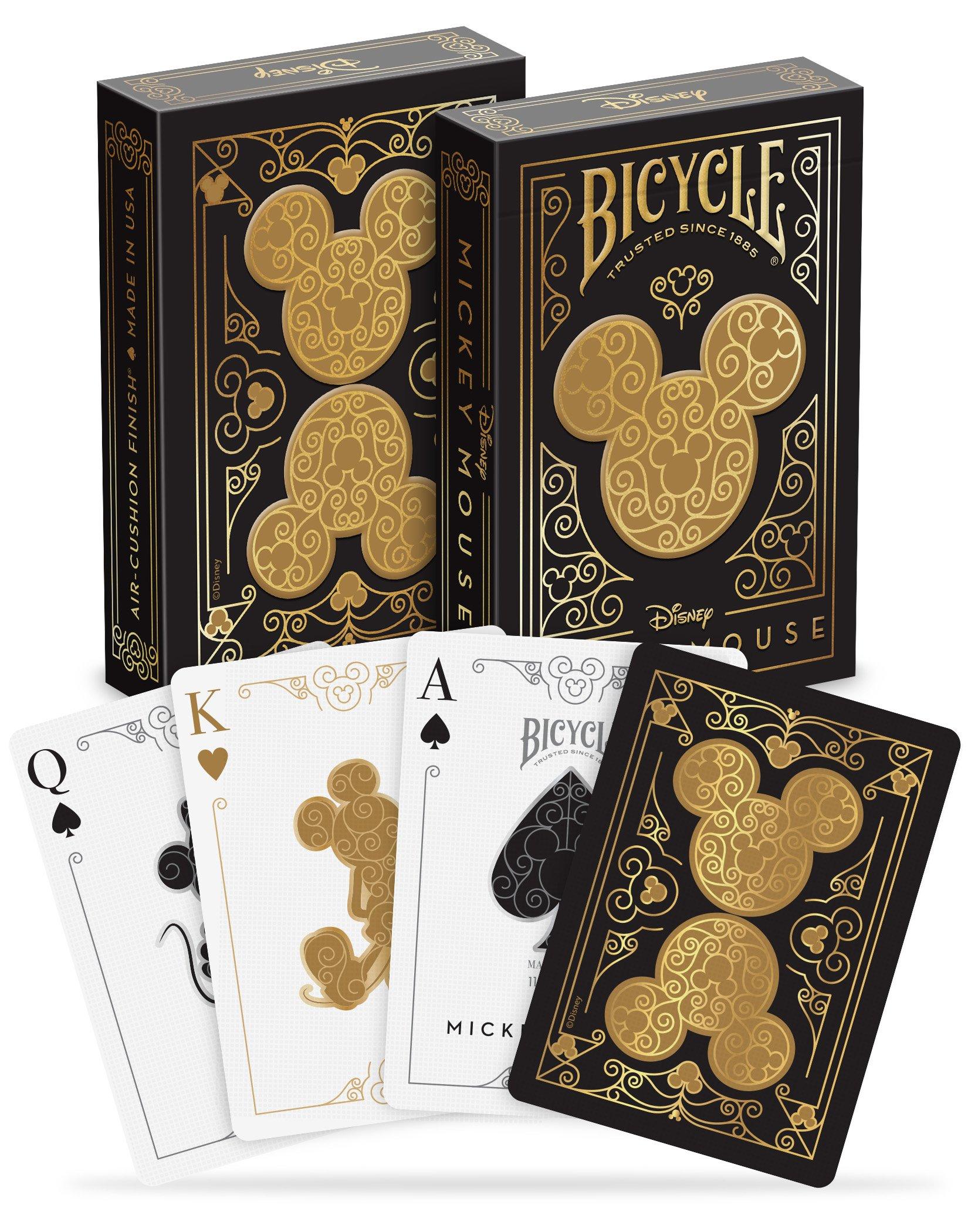 Bicycle Disney Black & Gold Playing Cards