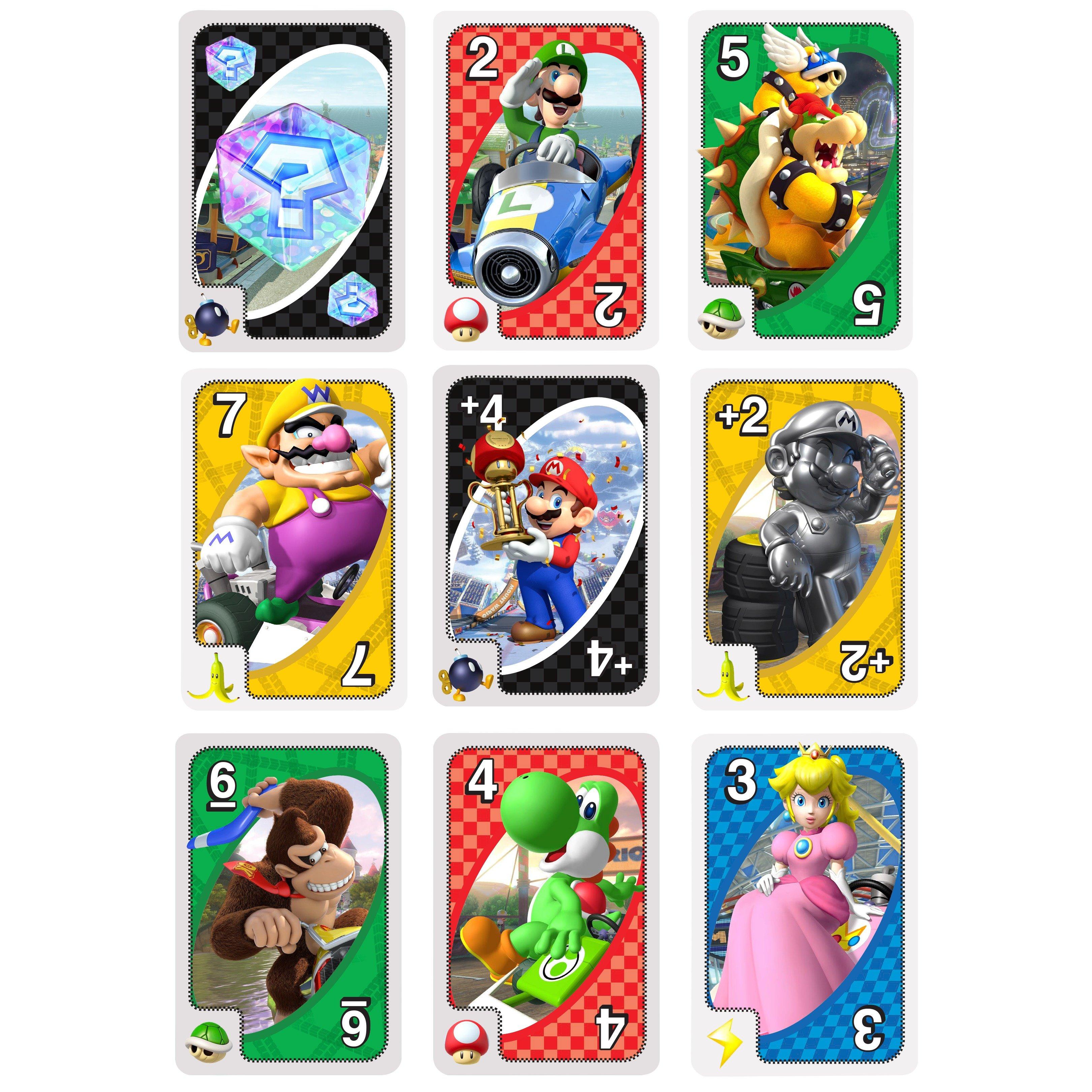 UNO on X: Beware of bananas and Reverse Cards. UNO Mario Kart is