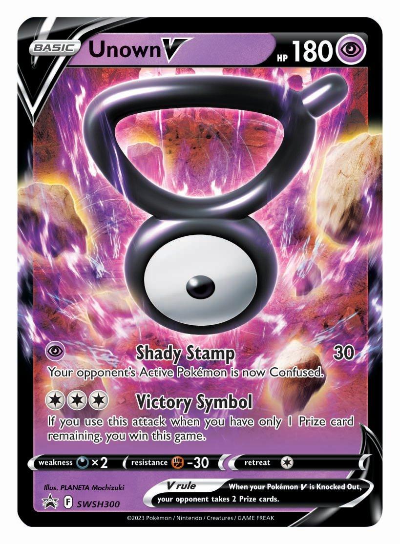 Crown Zenith Special Collection Unown V and Lugia V