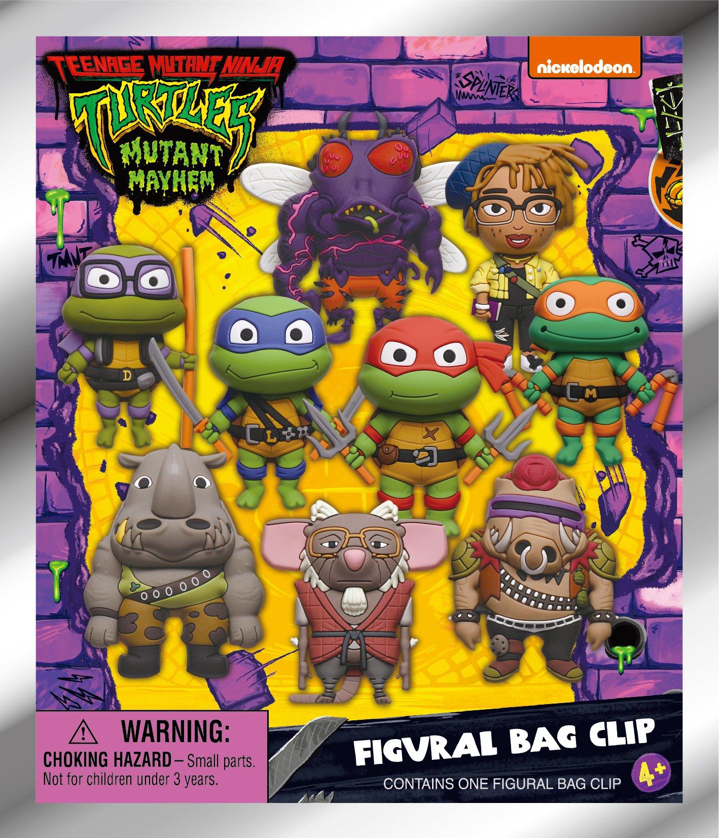 Teenage Mutant Ninja Turtles (TMNT) Movie 3D Foam Bag Clip Series