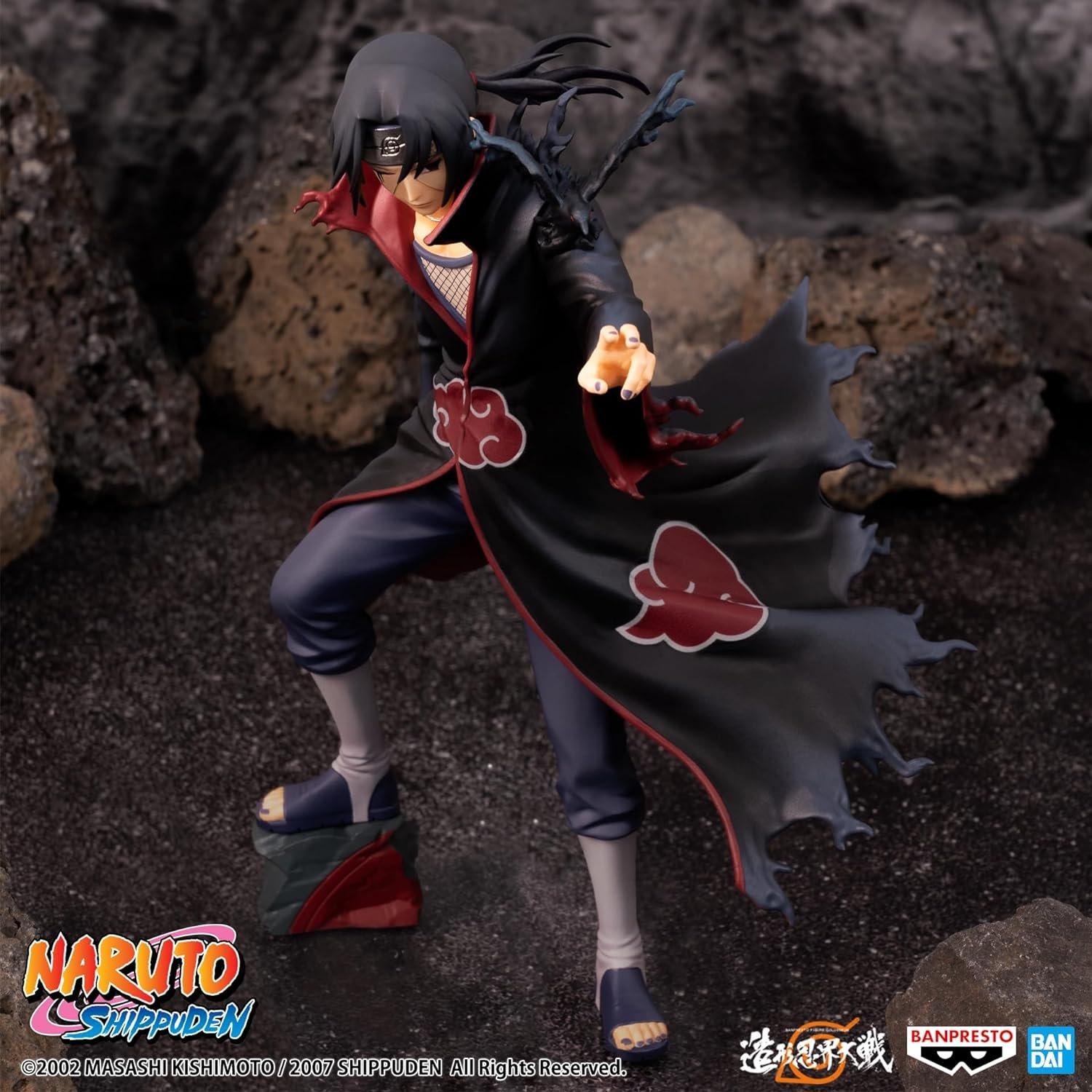 Banpresto Naruto Shippuden Uchiha Itachi Colosseum 5.9-in Figure