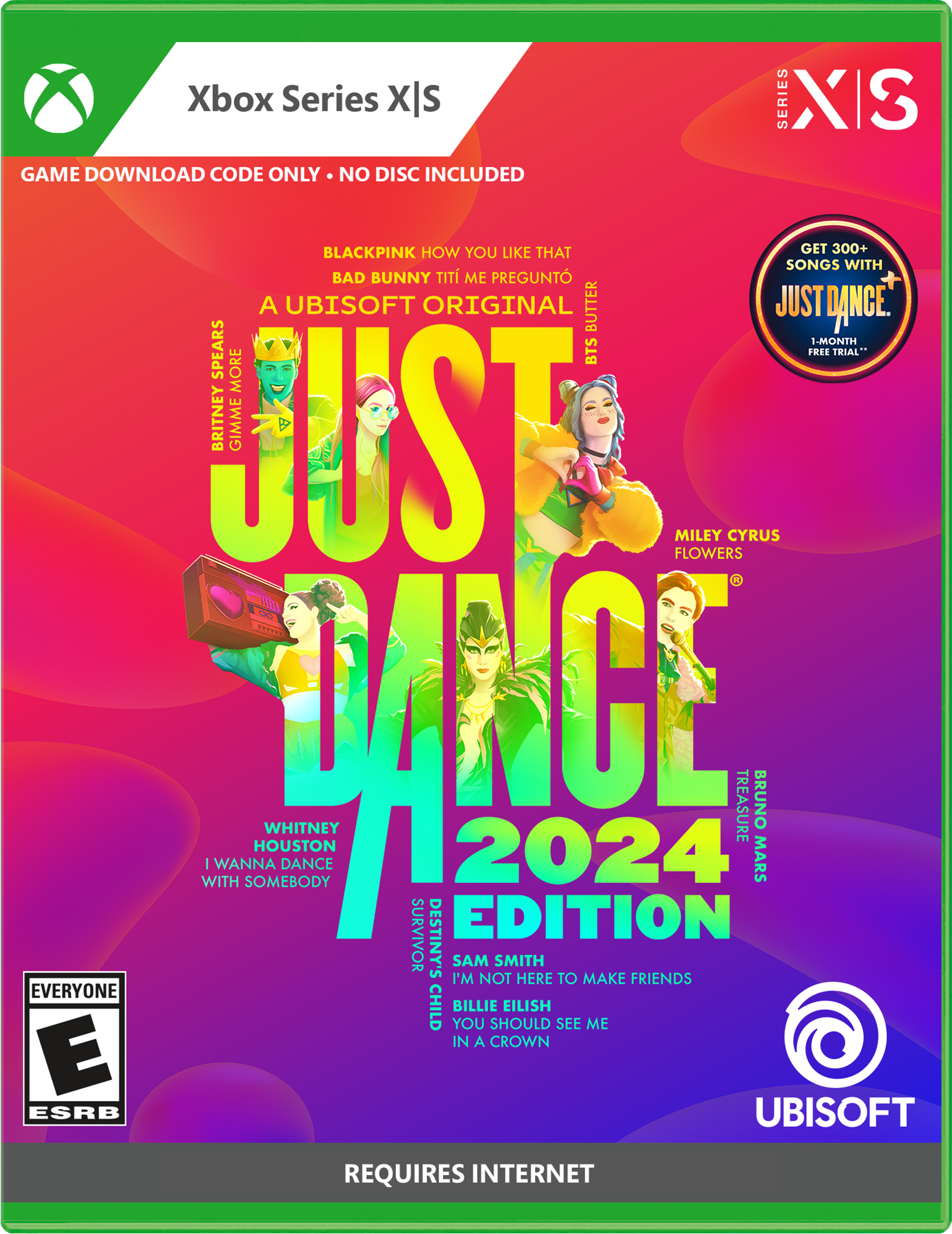  Just Dance 2024 Edition - Standard Edition, Nintendo Switch  (Code in Box & Ubisoft Connect Code) : Video Games