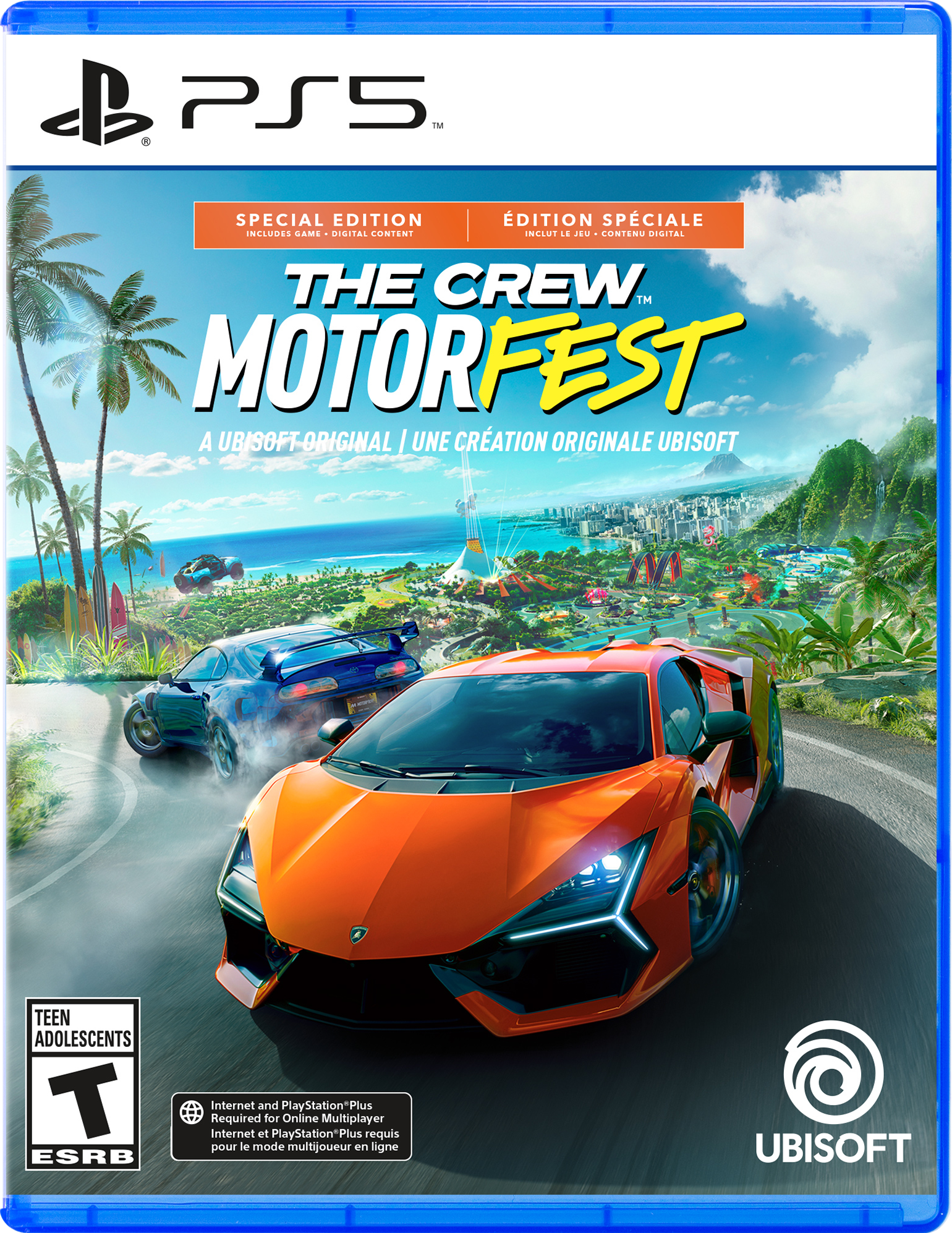 The Crew Motorfest está disponível para PlayStation, Xbox e PC