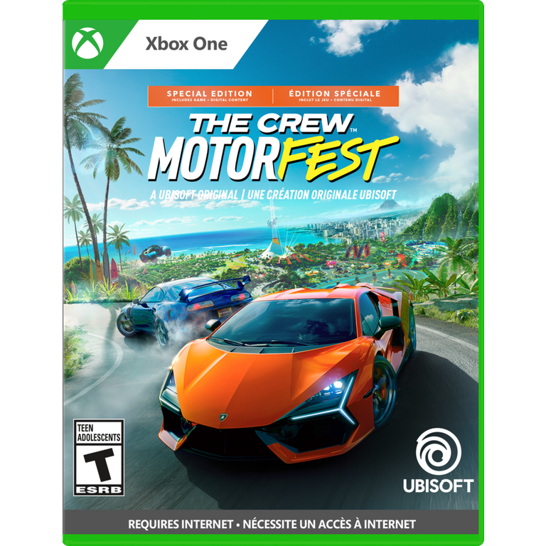 The Crew (Xbox One) – Jeu Course/action Ubisoft – Très Bon état, Notice Incluse