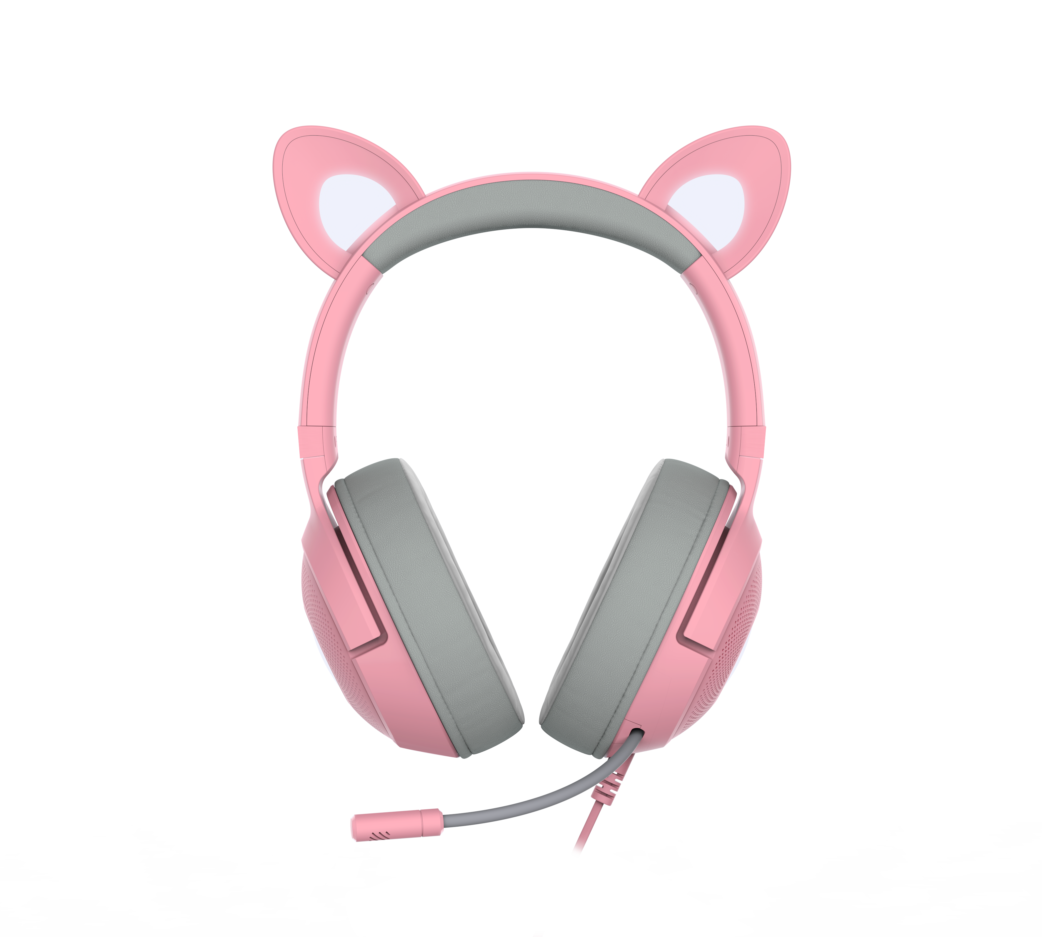 Razer Kraken Kitty Ear USB Headset with RGB Chroma Quartz gaming headphones