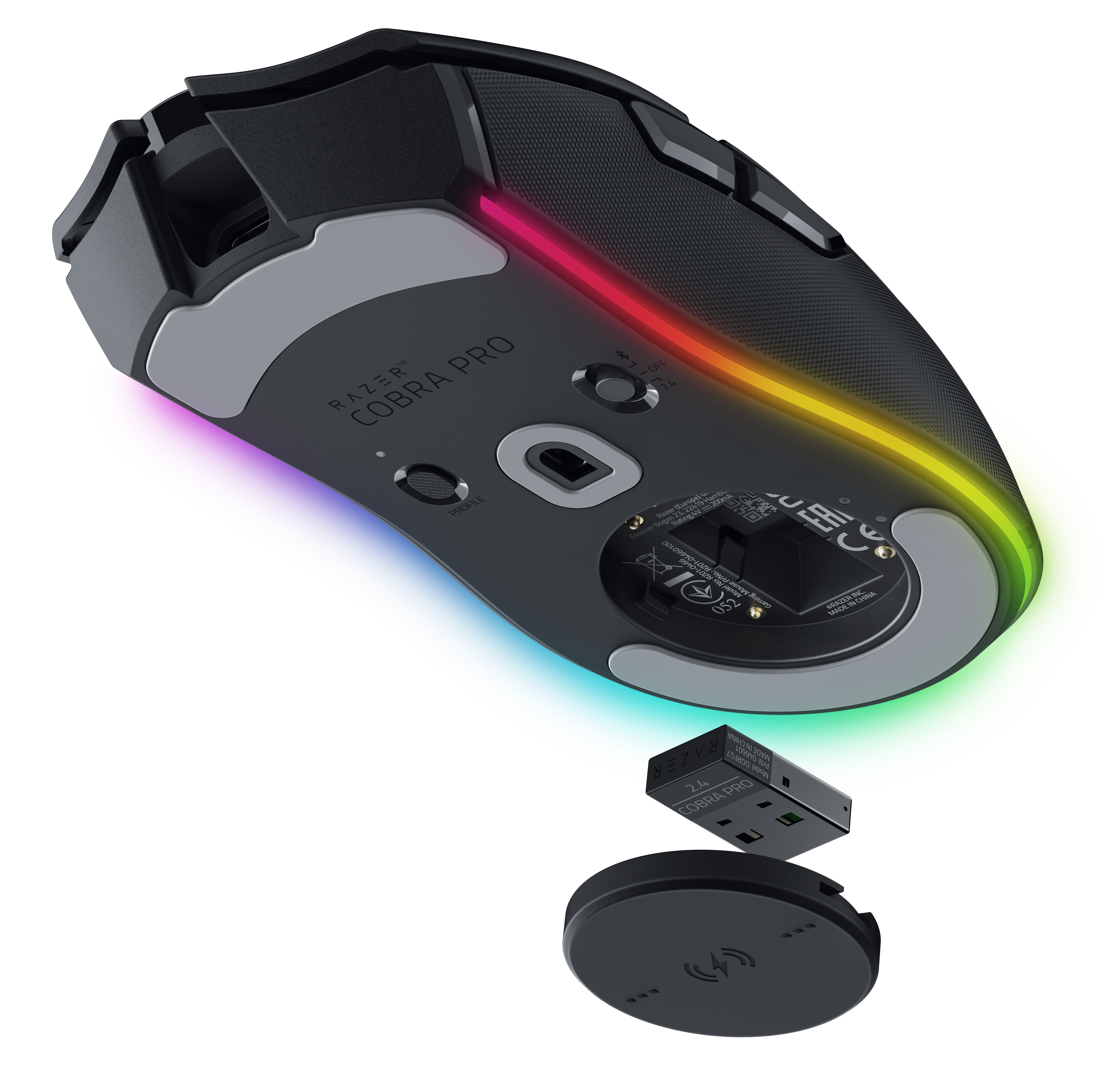 Mouse Inalámbrico Recargable Con RGB — Game Stop