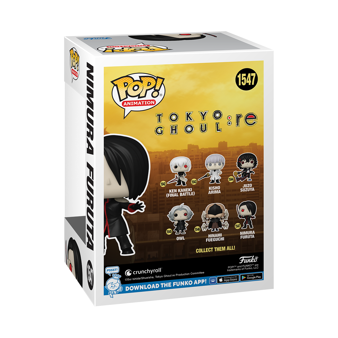 Funko POP! Animation: Tokyo Ghoul:re- Nimura Furuta 3.8-in Vinyl Figure