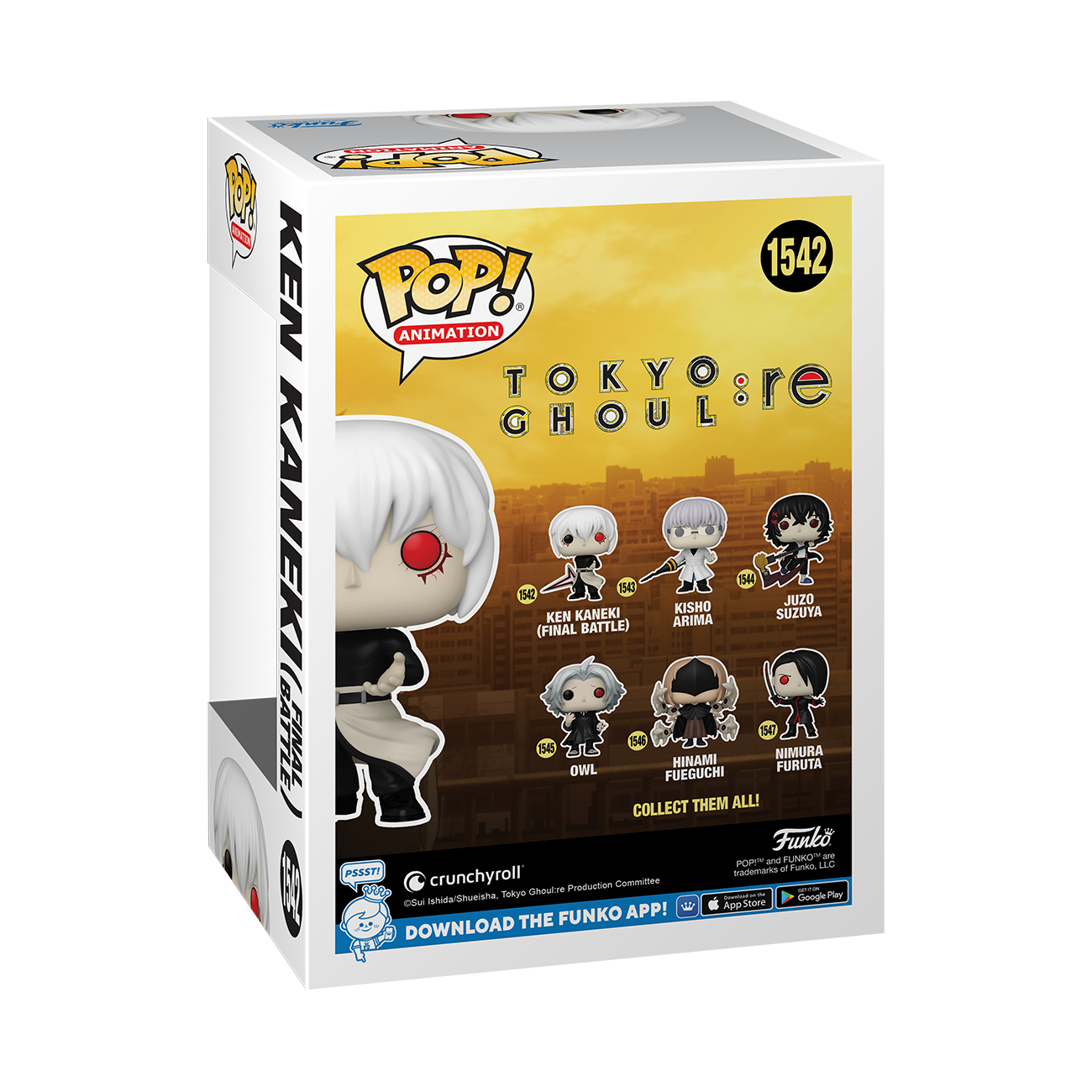 Tokyo ghoul hot sale kaneki funko pop