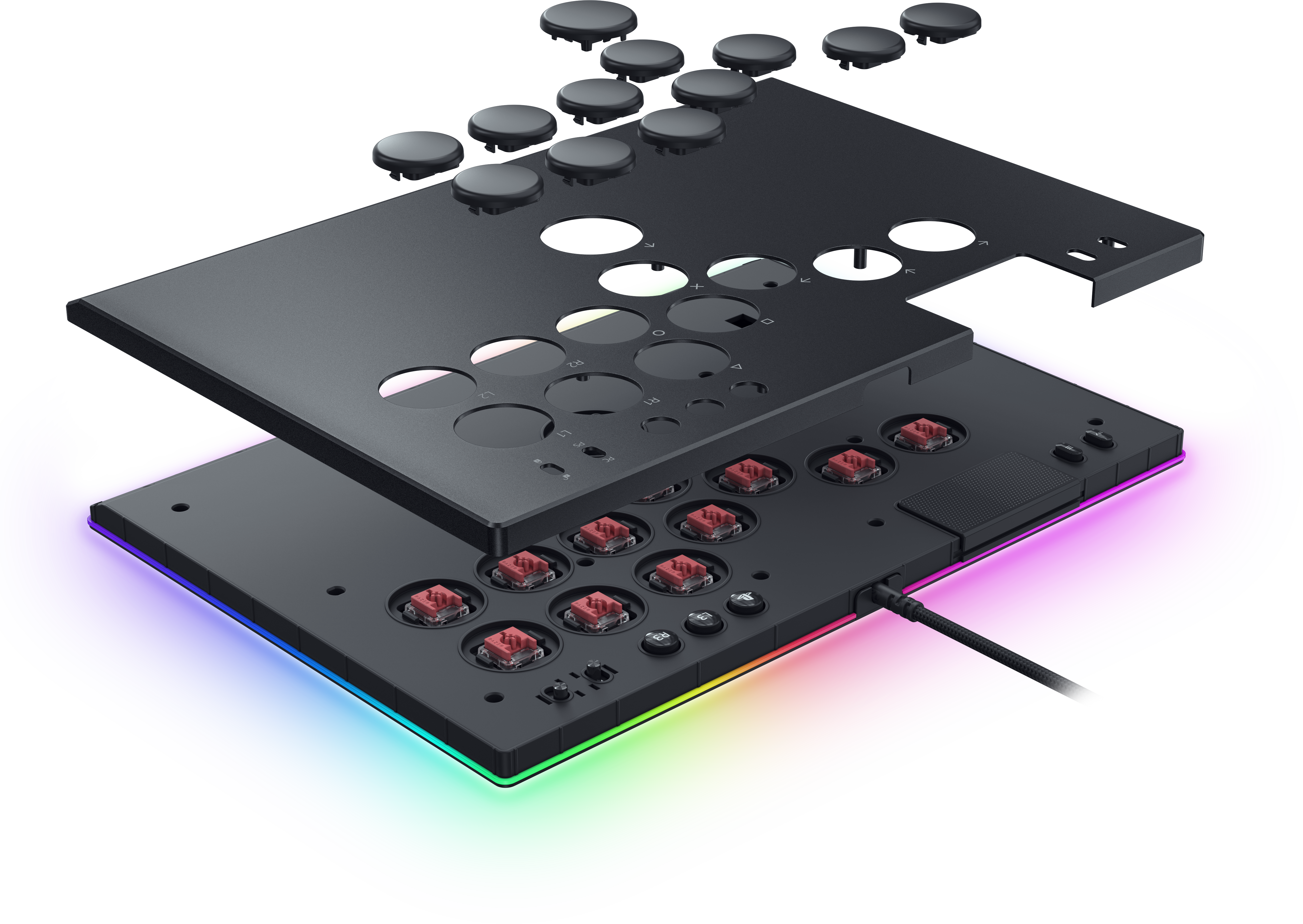 Razer Kitsune All-Button Optical Arcade Controller Black Edition for  PlayStation 5 and PC