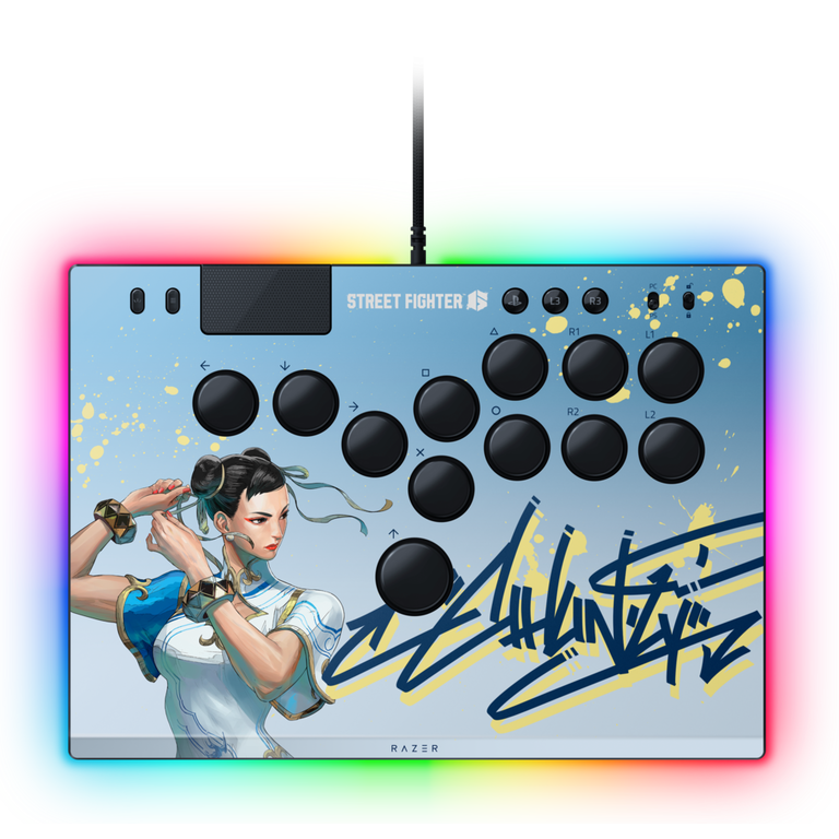 Razer Kitsune All-Button Optical Arcade Controller SF6 Chun